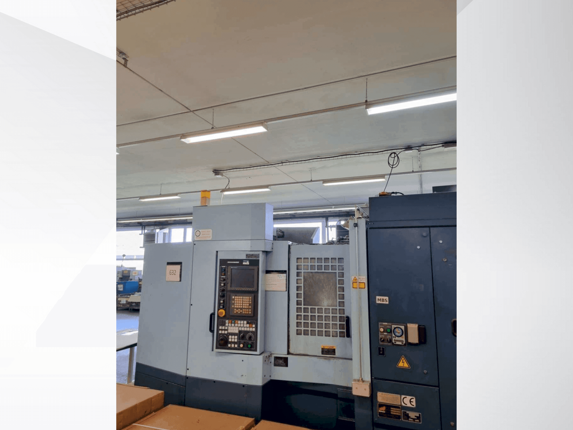 Vista frontal de la máquina Matsuura H PLUS-405
