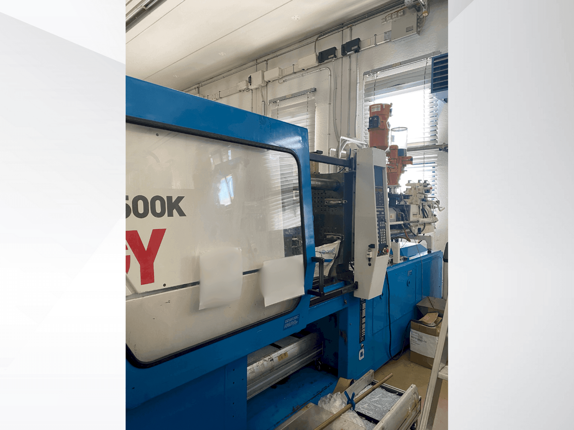 Vista frontal de la máquina Netstal S-1500K-460