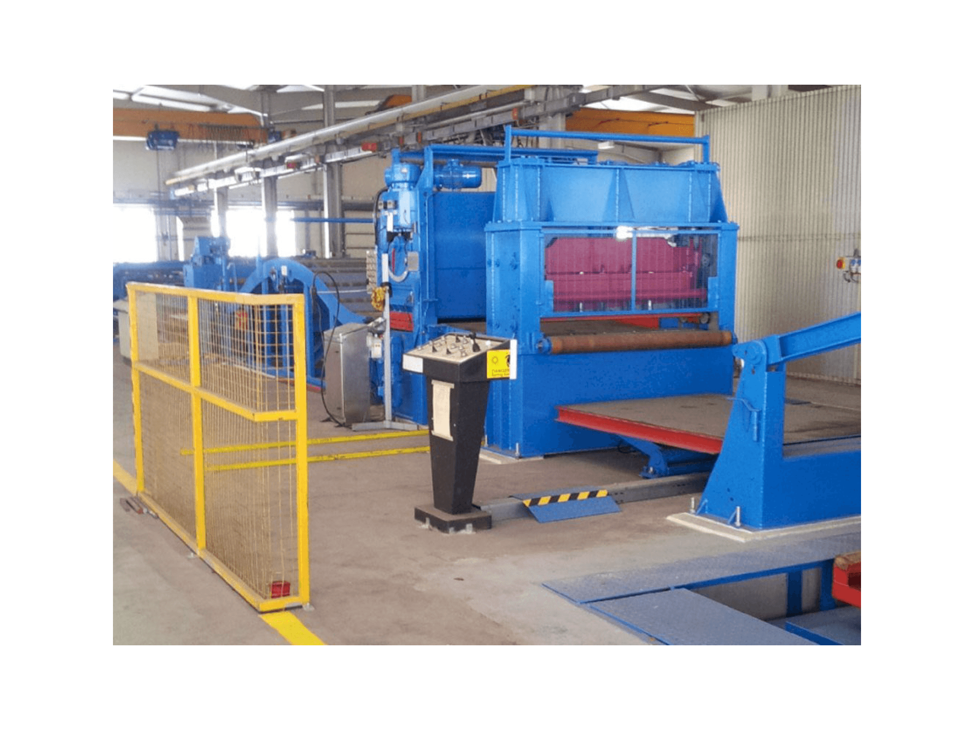 Vista frontal de la máquina Sacma SP4A