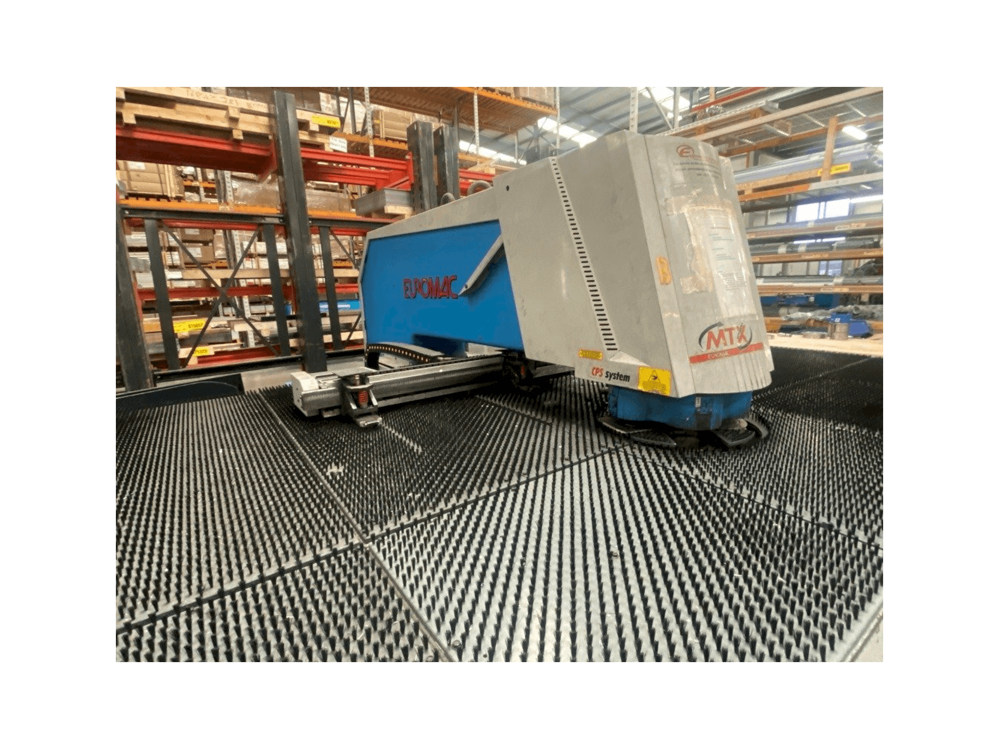 Vista frontal de la máquina Euromac MTX Index