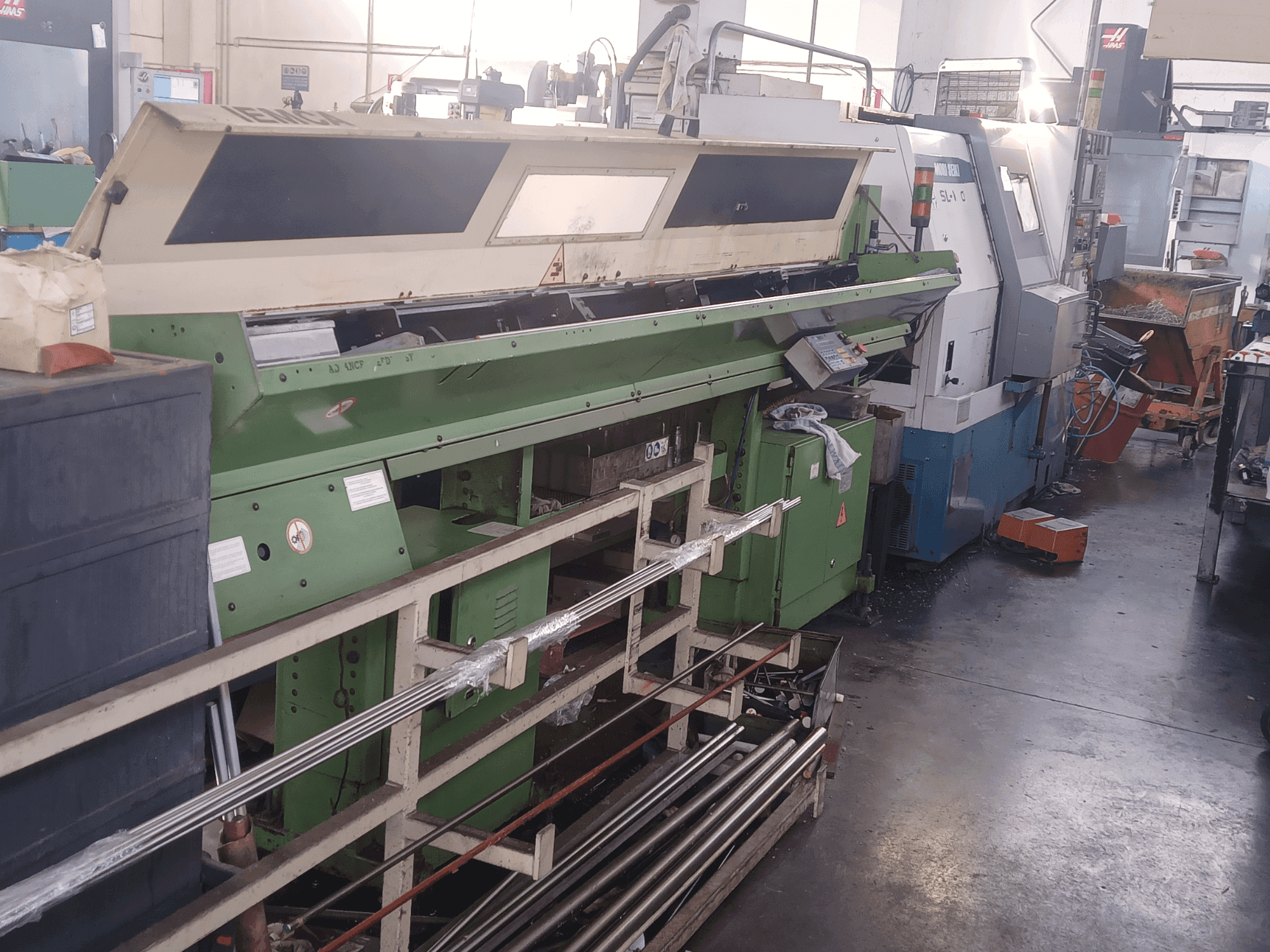 Vista frontal de la máquina DMG Mori Seiki 150 SL