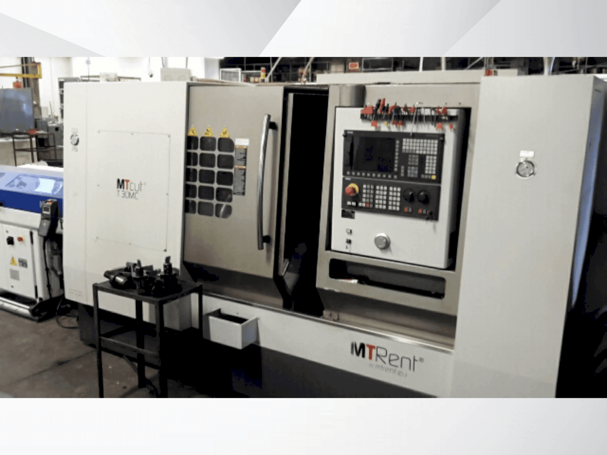 Vista frontal de la máquina MTRent T30MC