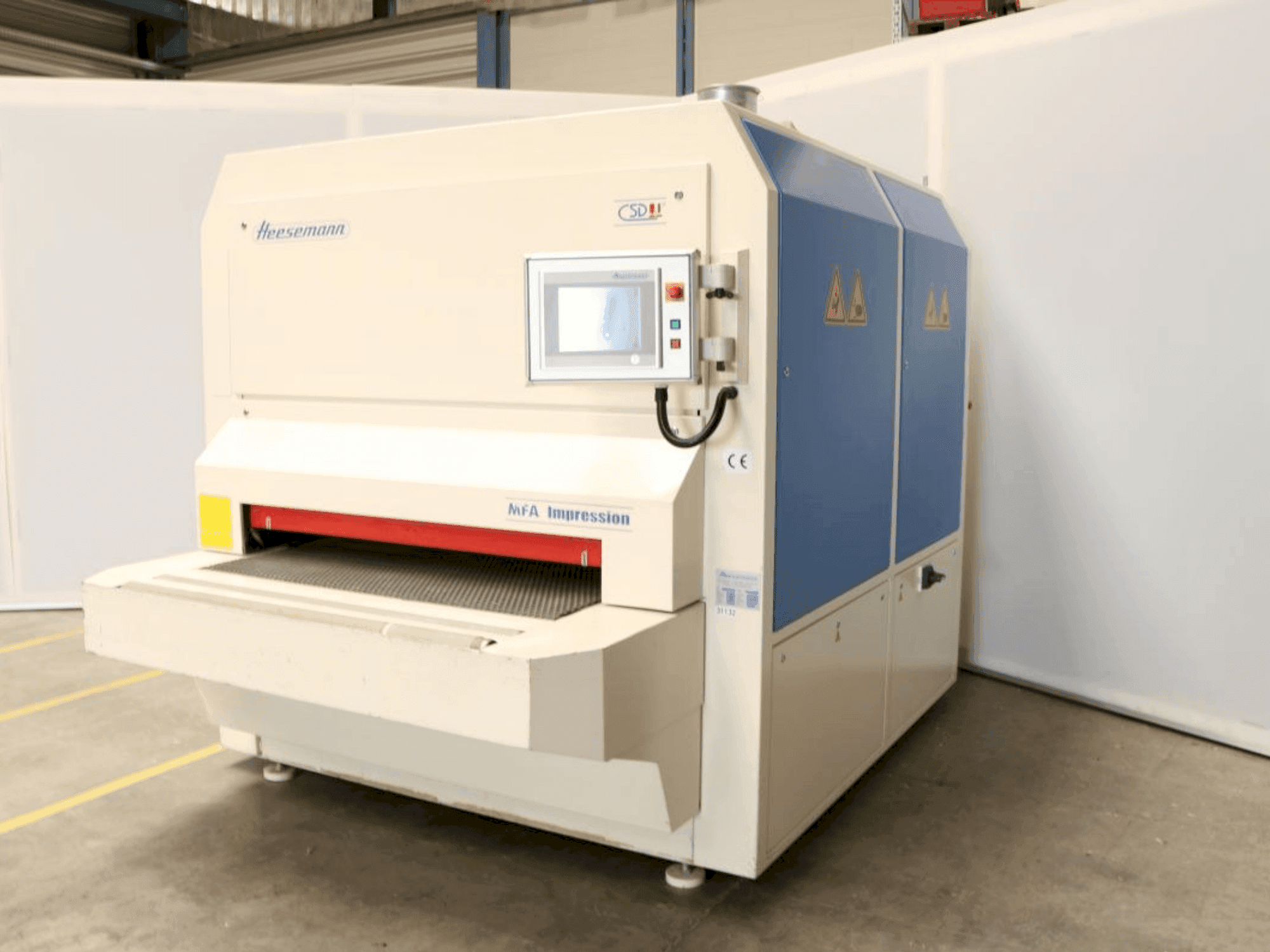 Vista frontal de la máquina HEESEMANN MFA Impression (2010)