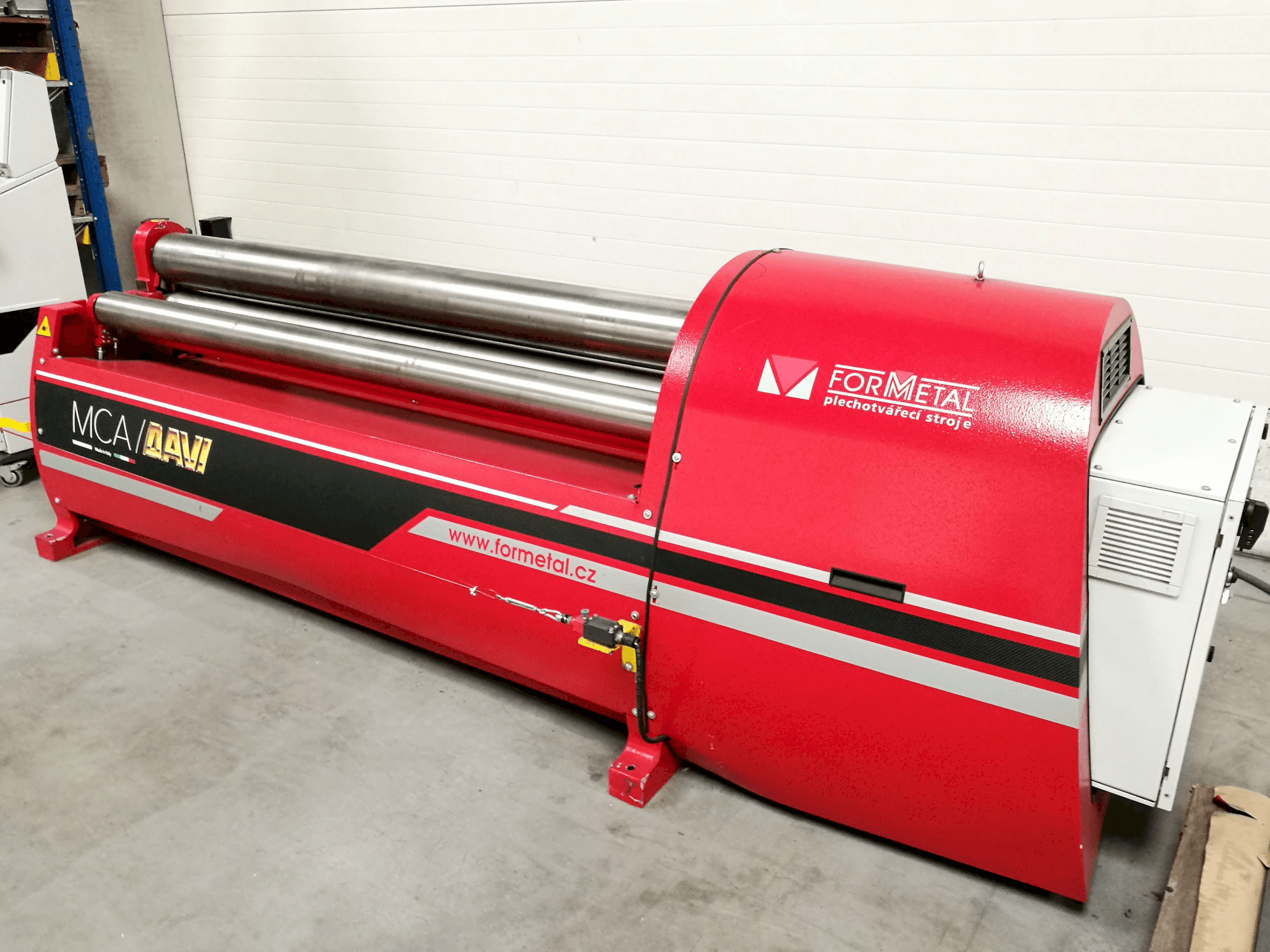 Vista derecha de la máquina Davi MCA 2017