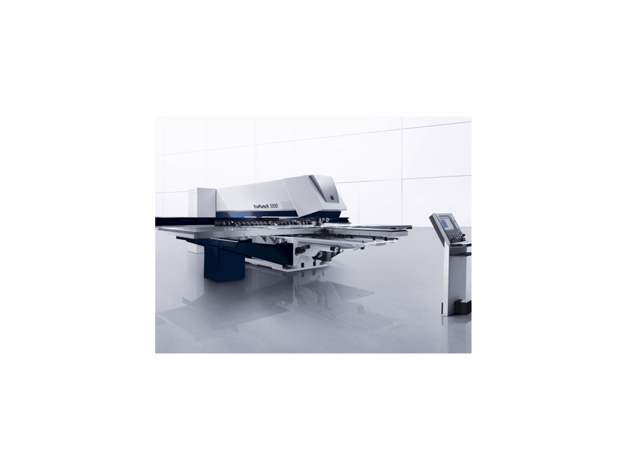 Vista frontal de la máquina Trumpf TC 5000