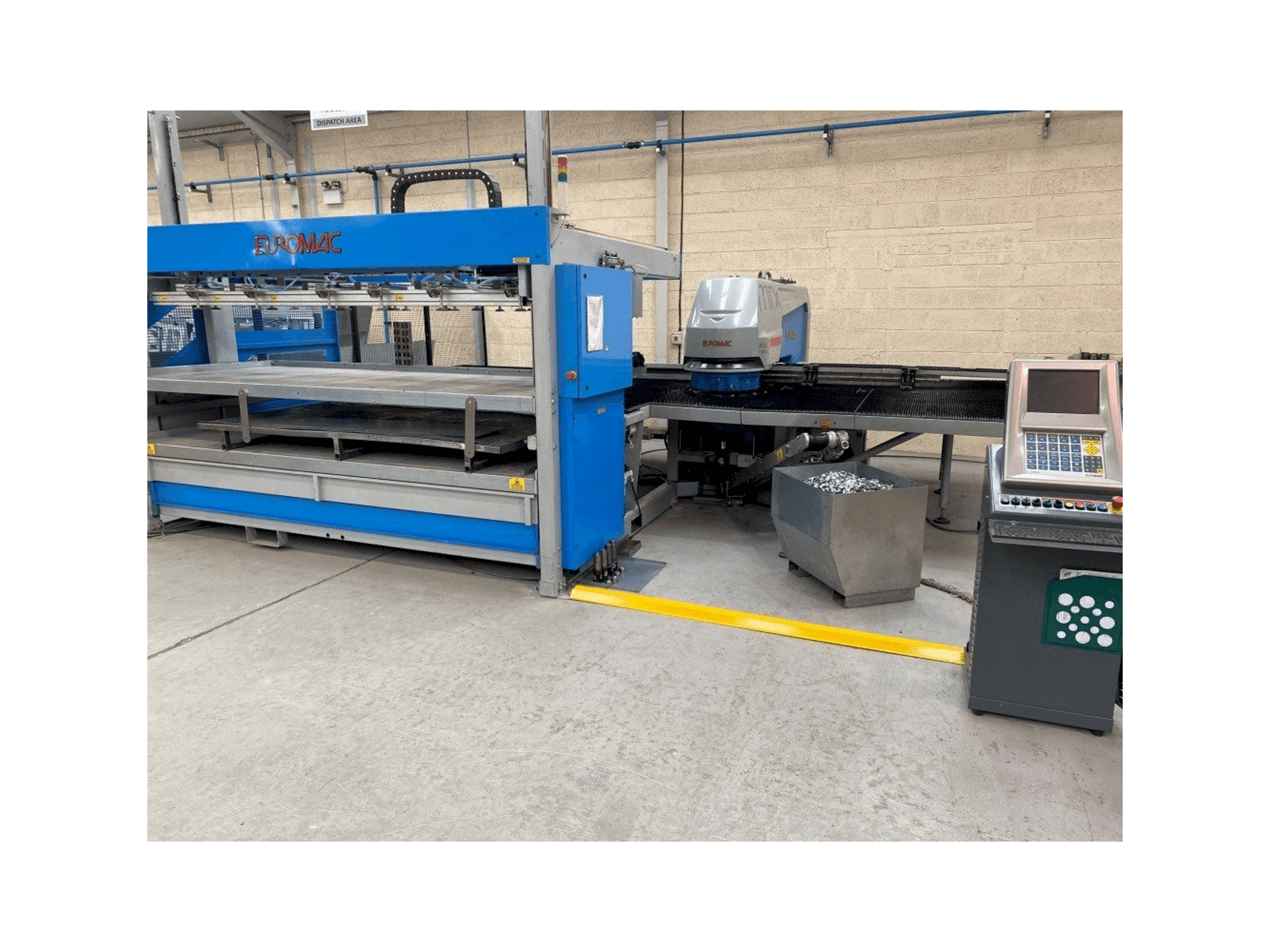 Vista frontal de la máquina Euromac MTX Flex 12 Hybrid