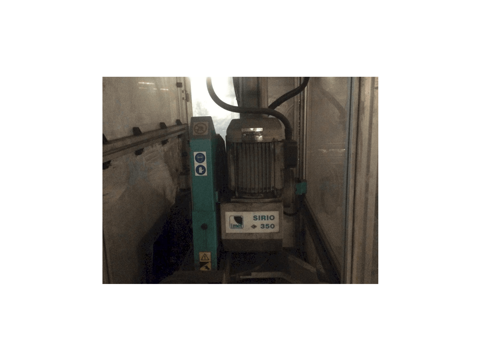 Vista lateral izquierda de la máquina Imet Sirio 350 AF-E