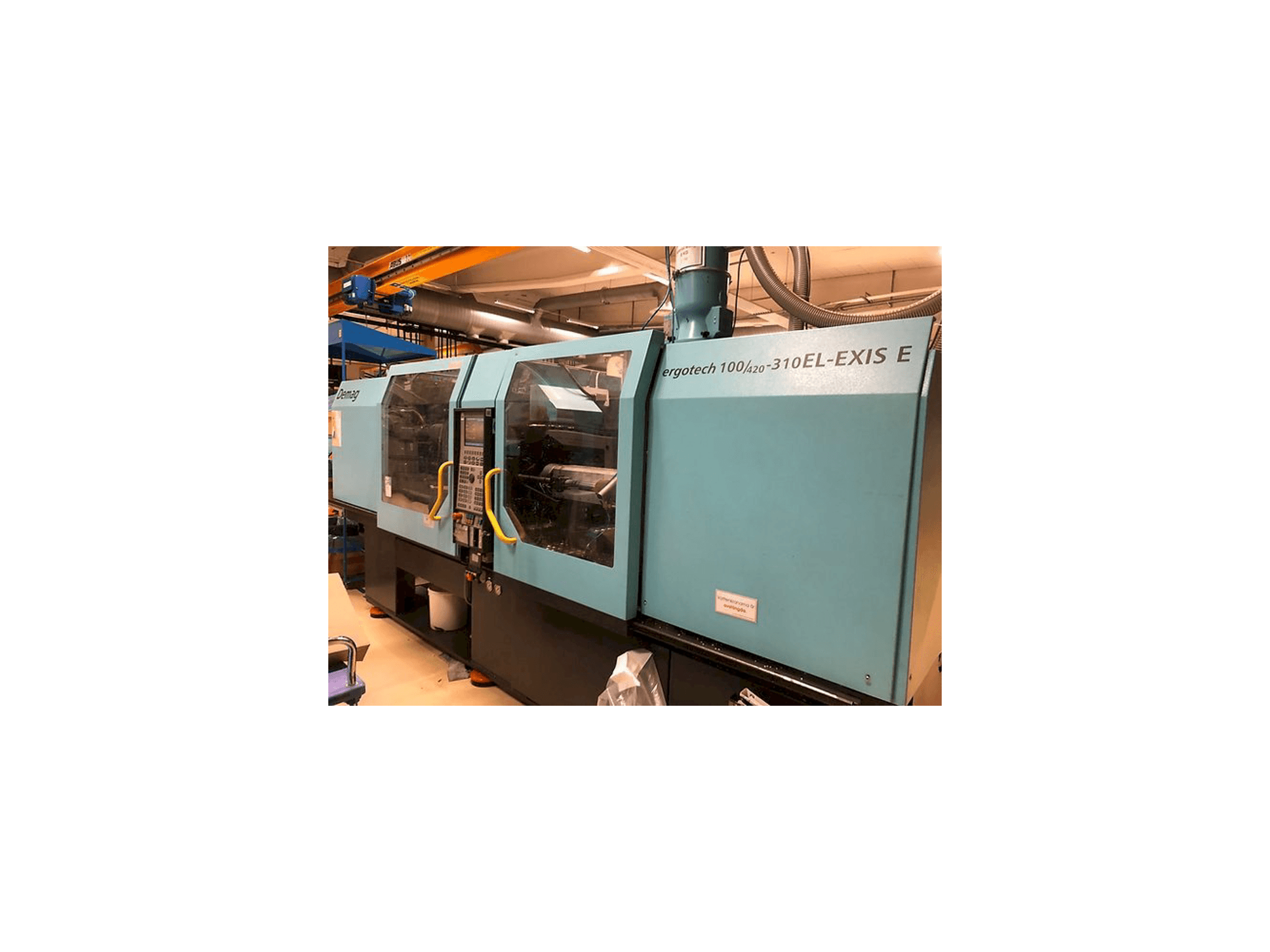 Vista frontal de la máquina DEMAG Ergotech 100/420 - 310 EL-EXIS E