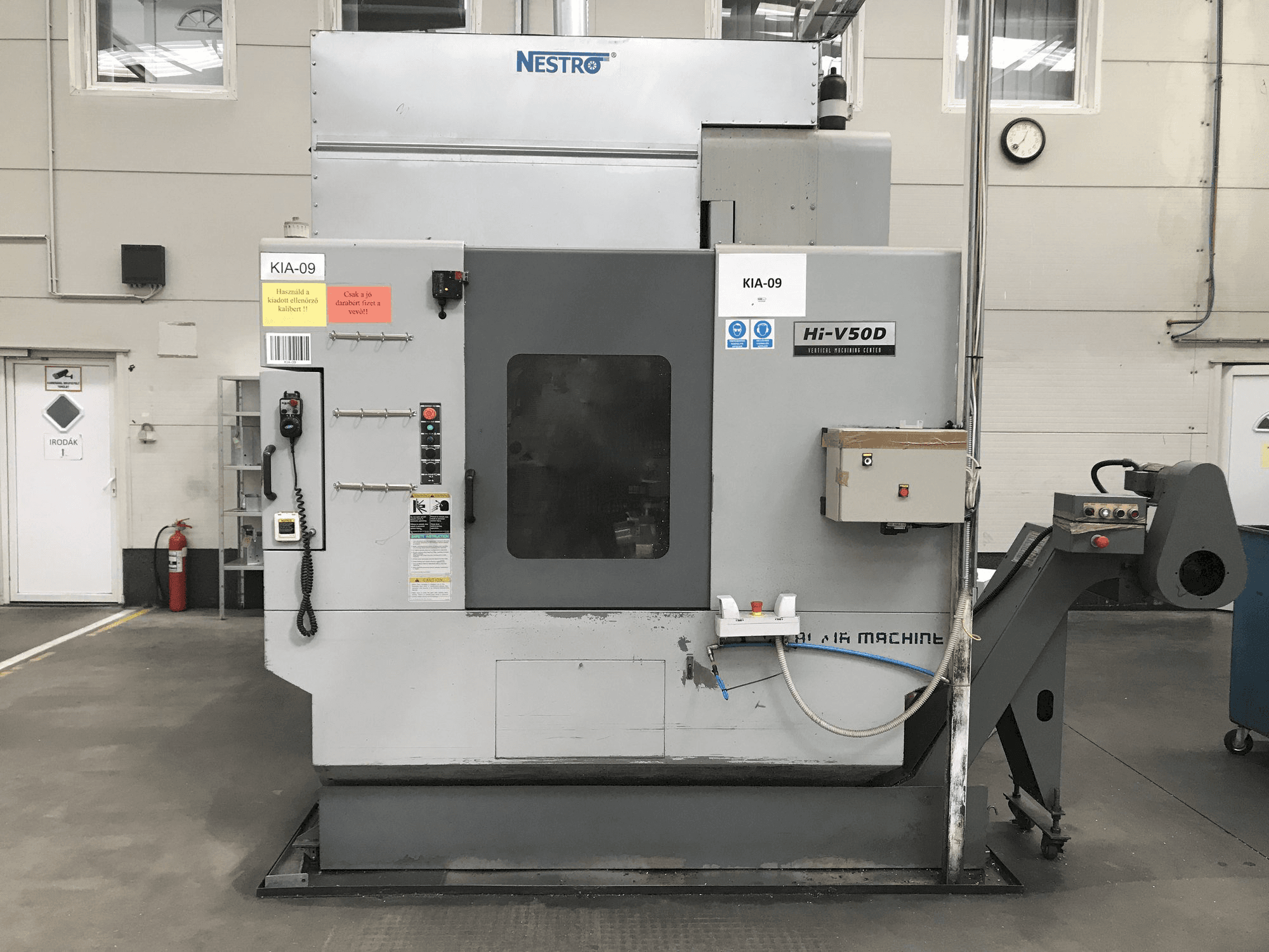 Vista frontal de la máquina Hyundai Kia Hi V50D