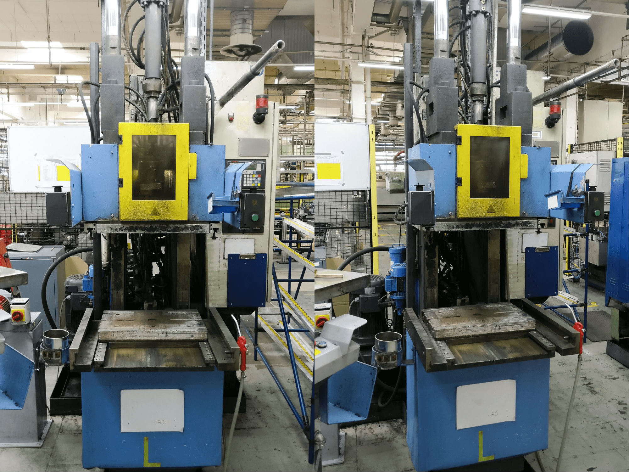 Vista frontal de la máquina Klöckner Desma 956.050