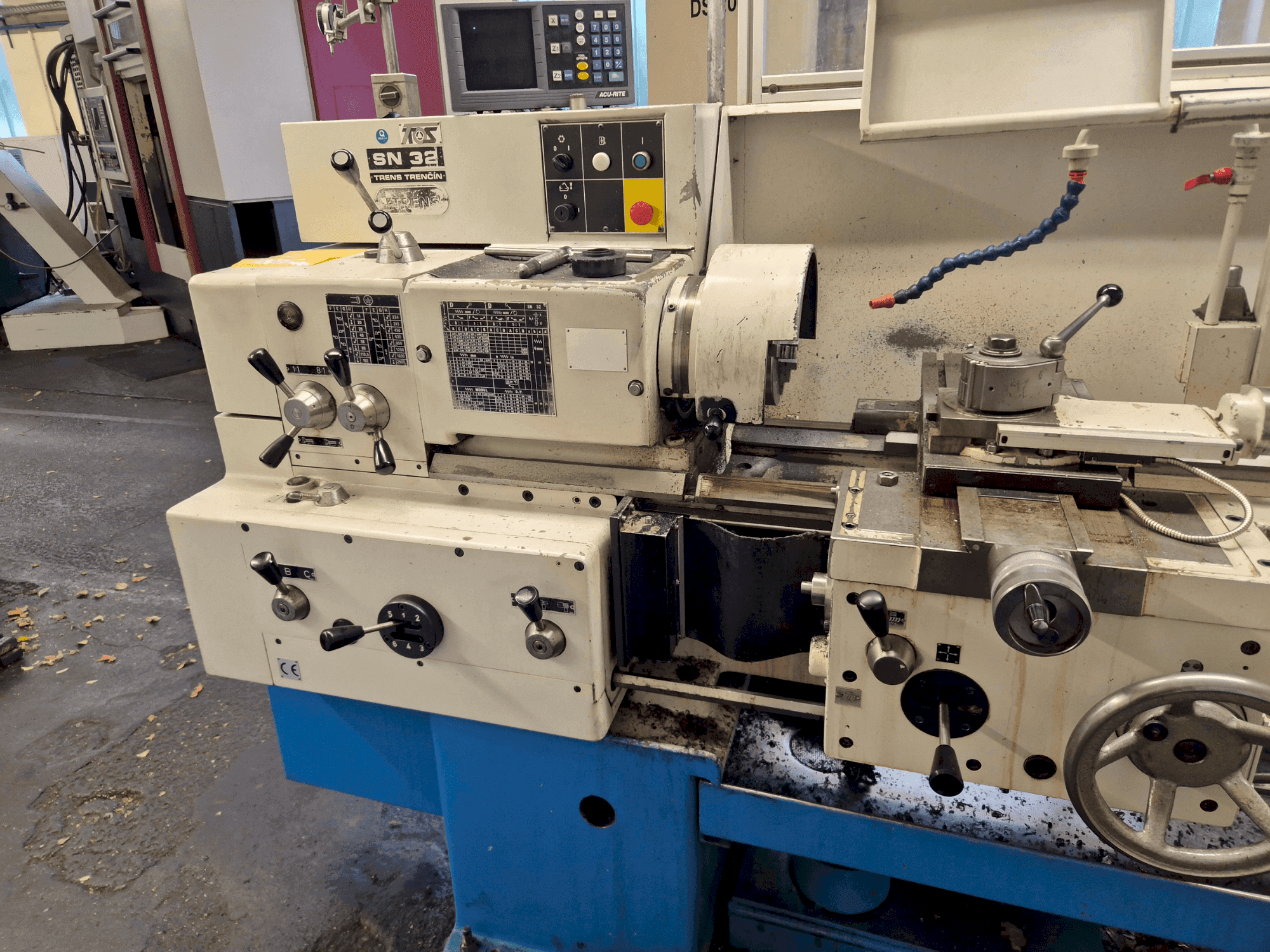 Vista frontal de la máquina TRENS SN 32