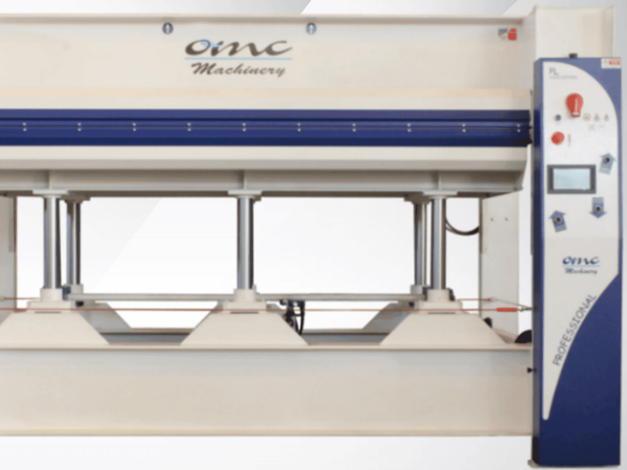 Vista frontal de la máquina OMC PL 90s