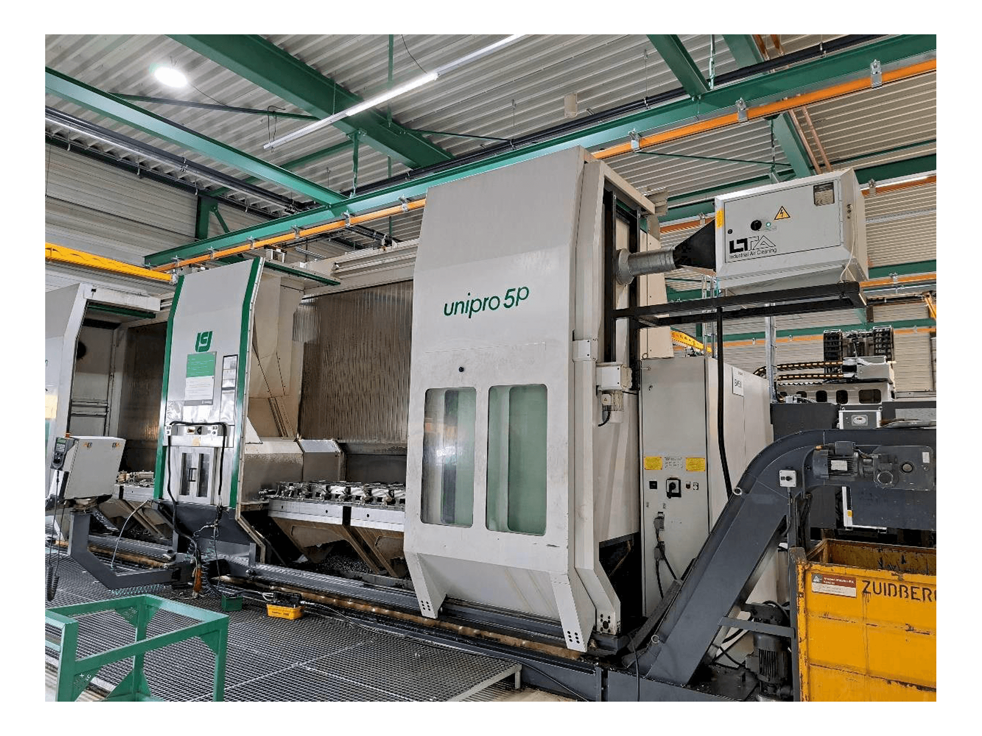 Vista frontal de la máquina Unisign Unipro 5P