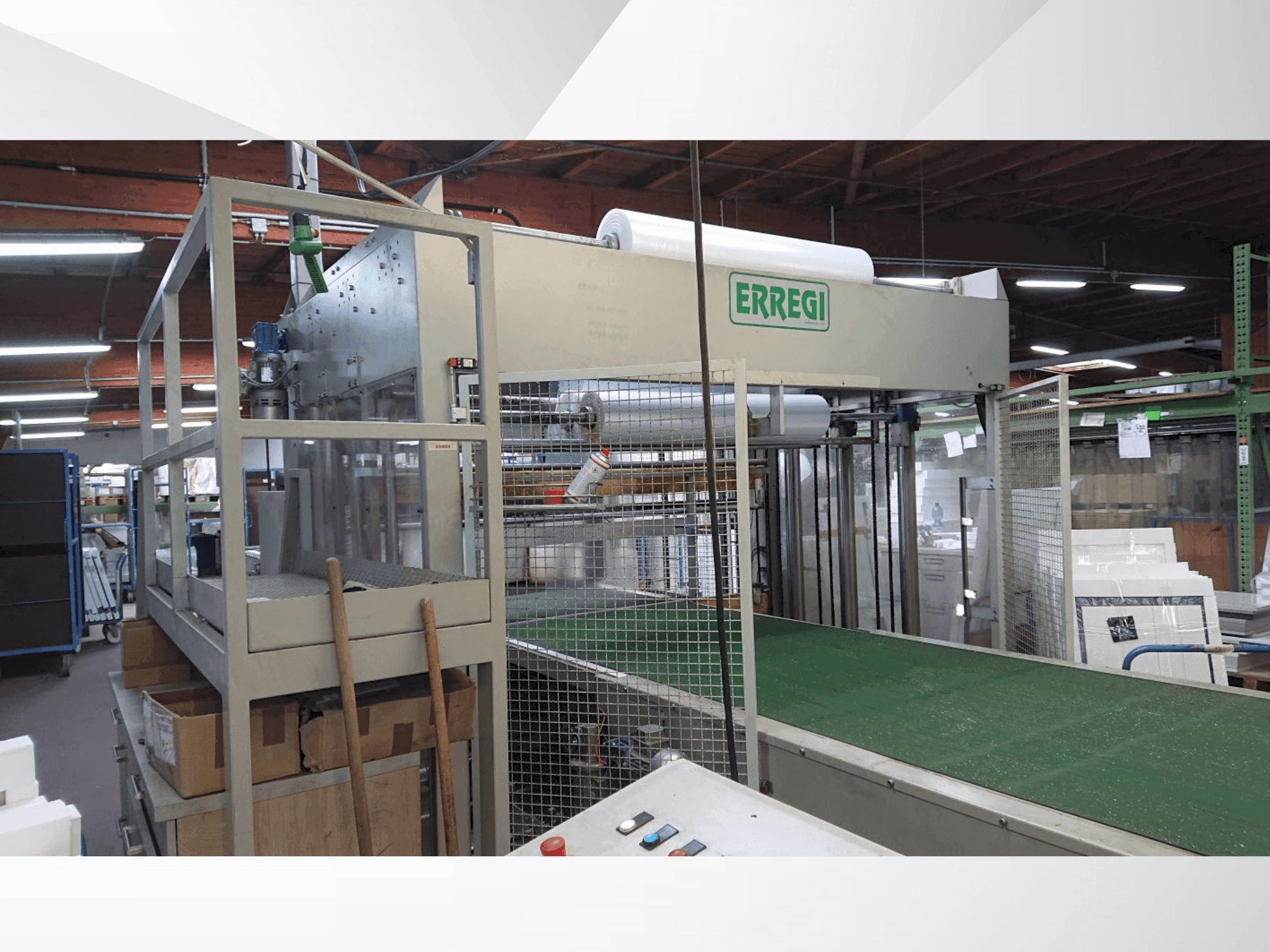 Vista frontal de la máquina ERREGI LINE ERREGI