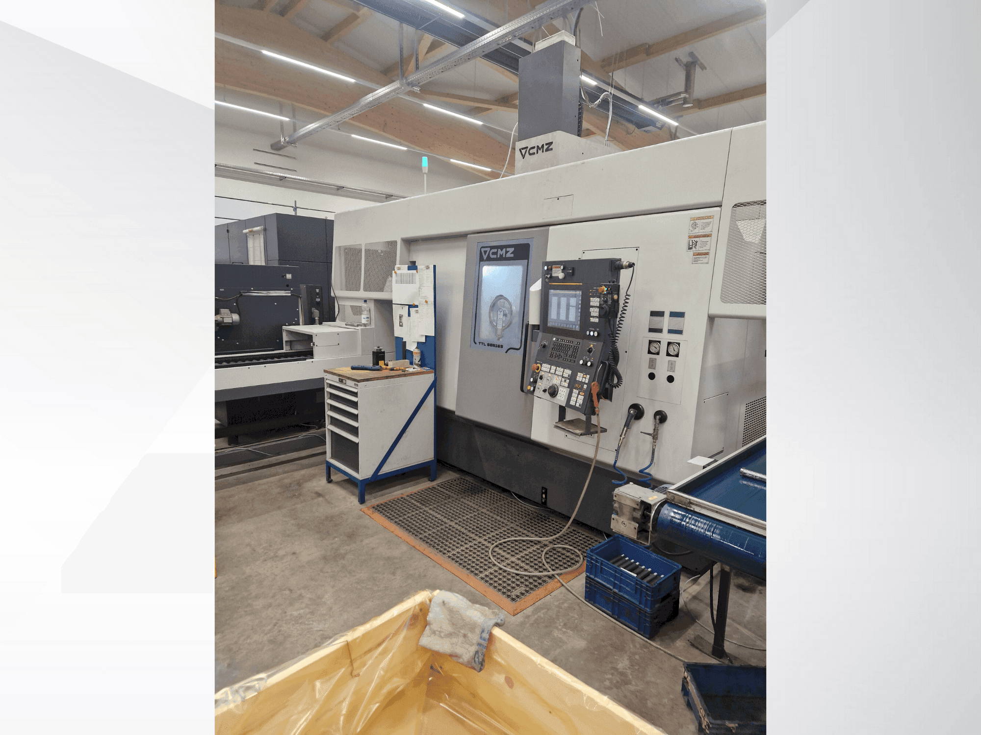 Vista frontal de la máquina CMZ TTL-66-66-TTY-T2Y