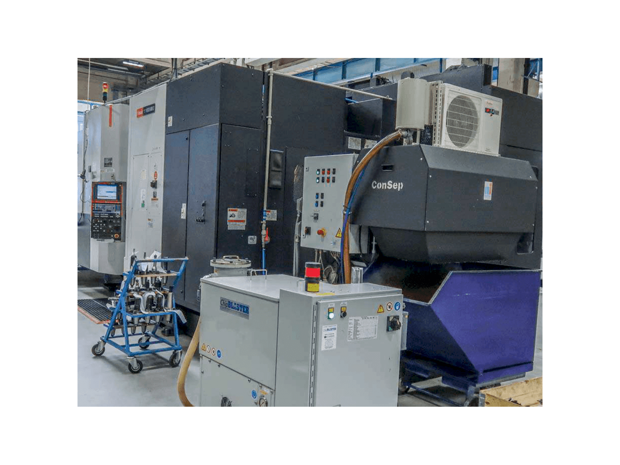 Vista frontal de la máquina Mazak NEXUS HCN 6000 II