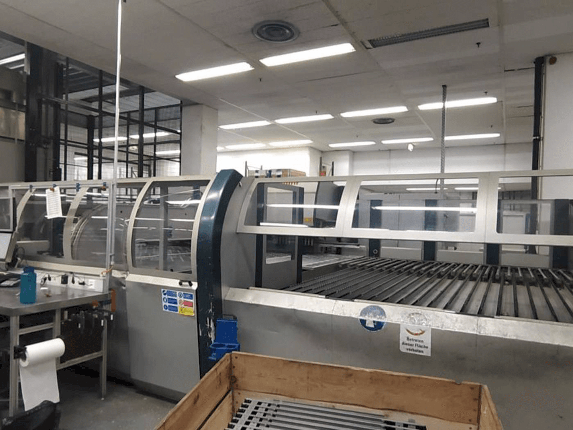 Vista frontal de la máquina Salvagnini P4