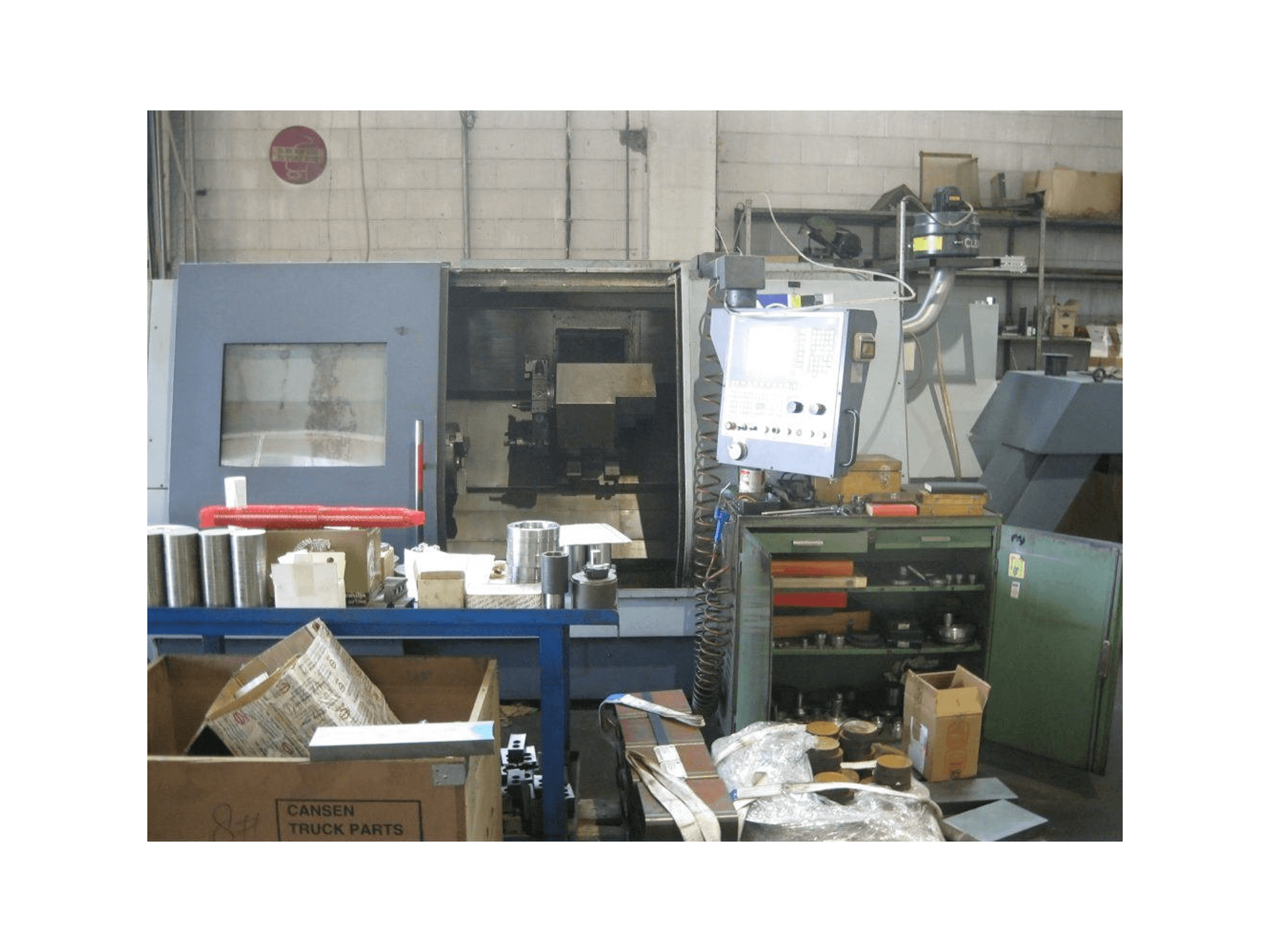 Vista frontal de la máquina EMCO PADOVANI 500