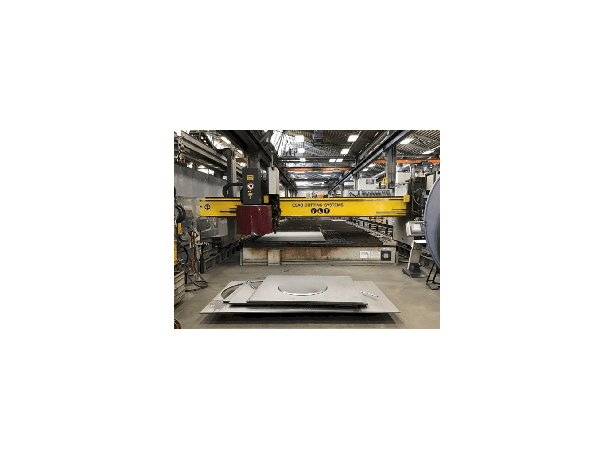 Vista frontal de la máquina ESAB NXB 6500