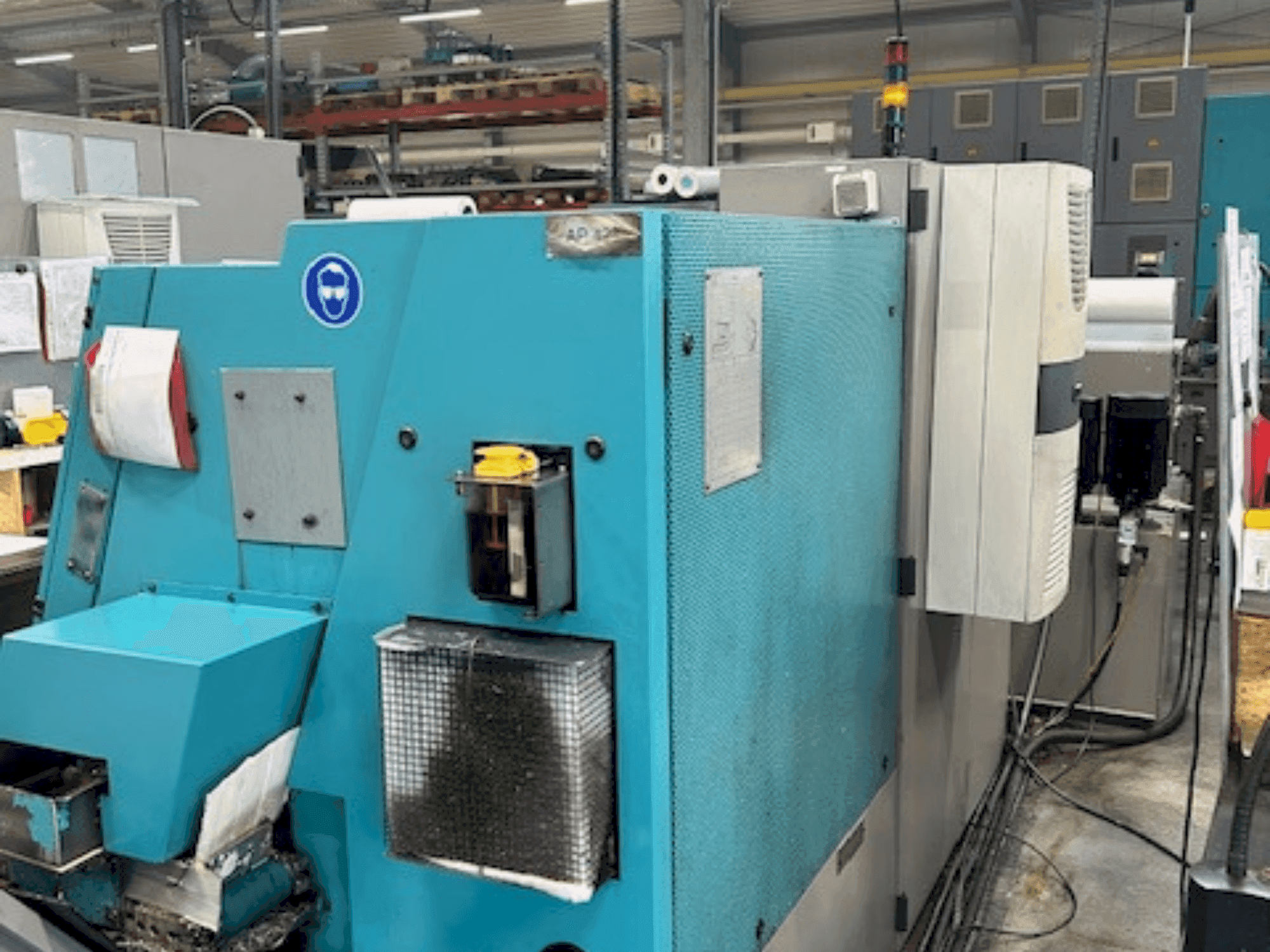 Vista frontal de la máquina Index C100