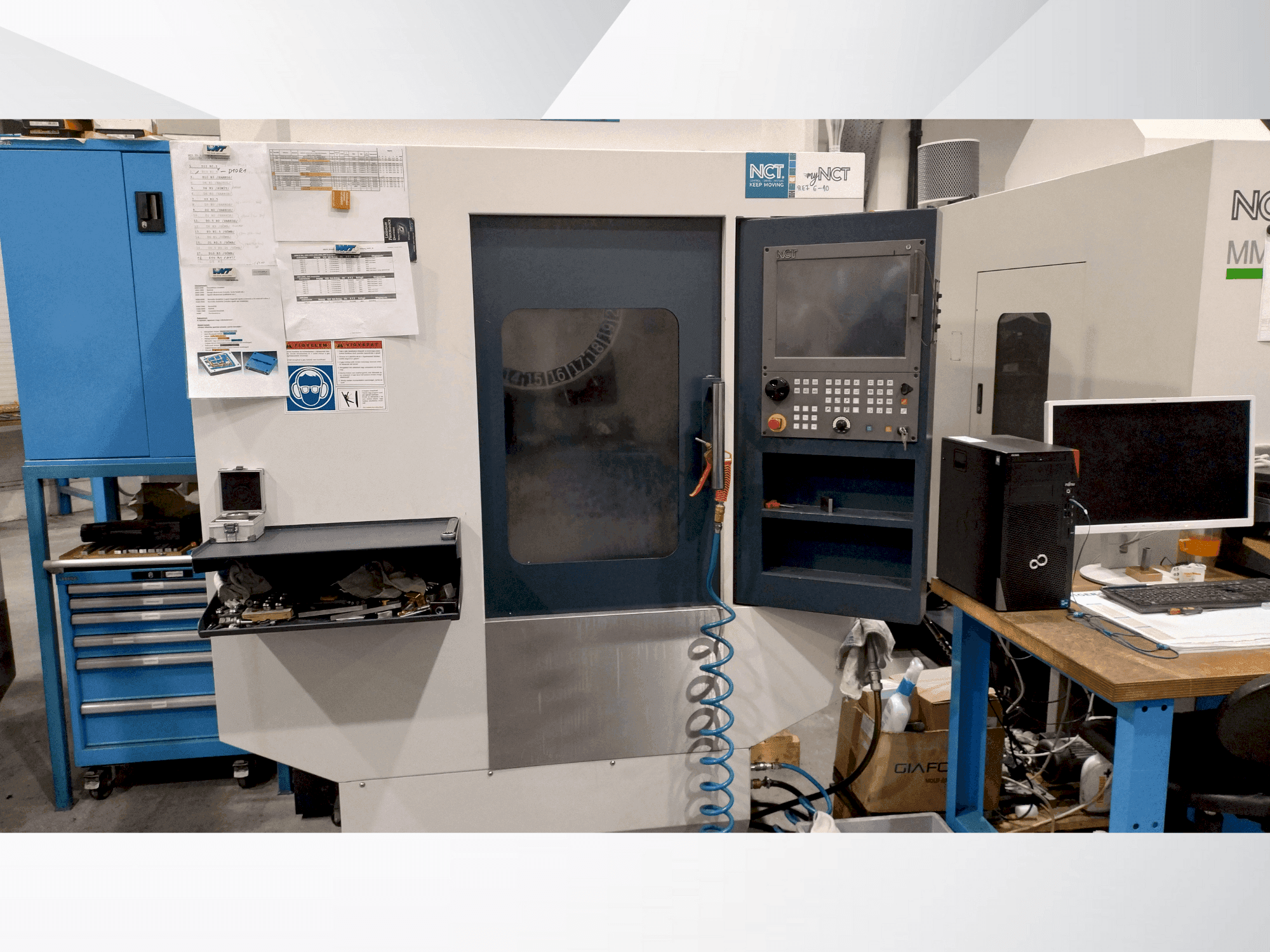 Vista frontal de la máquina NCT VD-510S