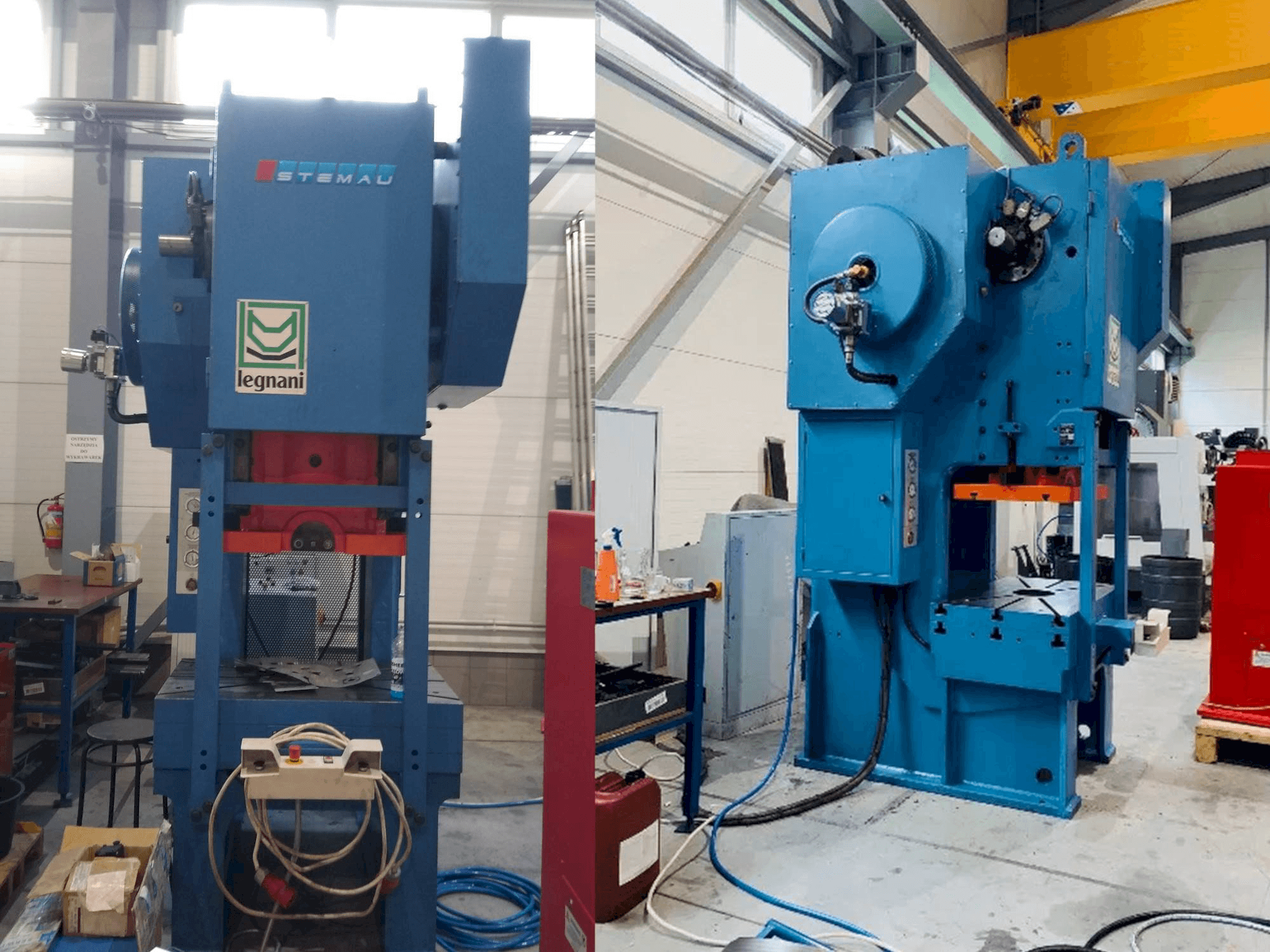 Vista frontal de la máquina LEGNANI FACS 160R