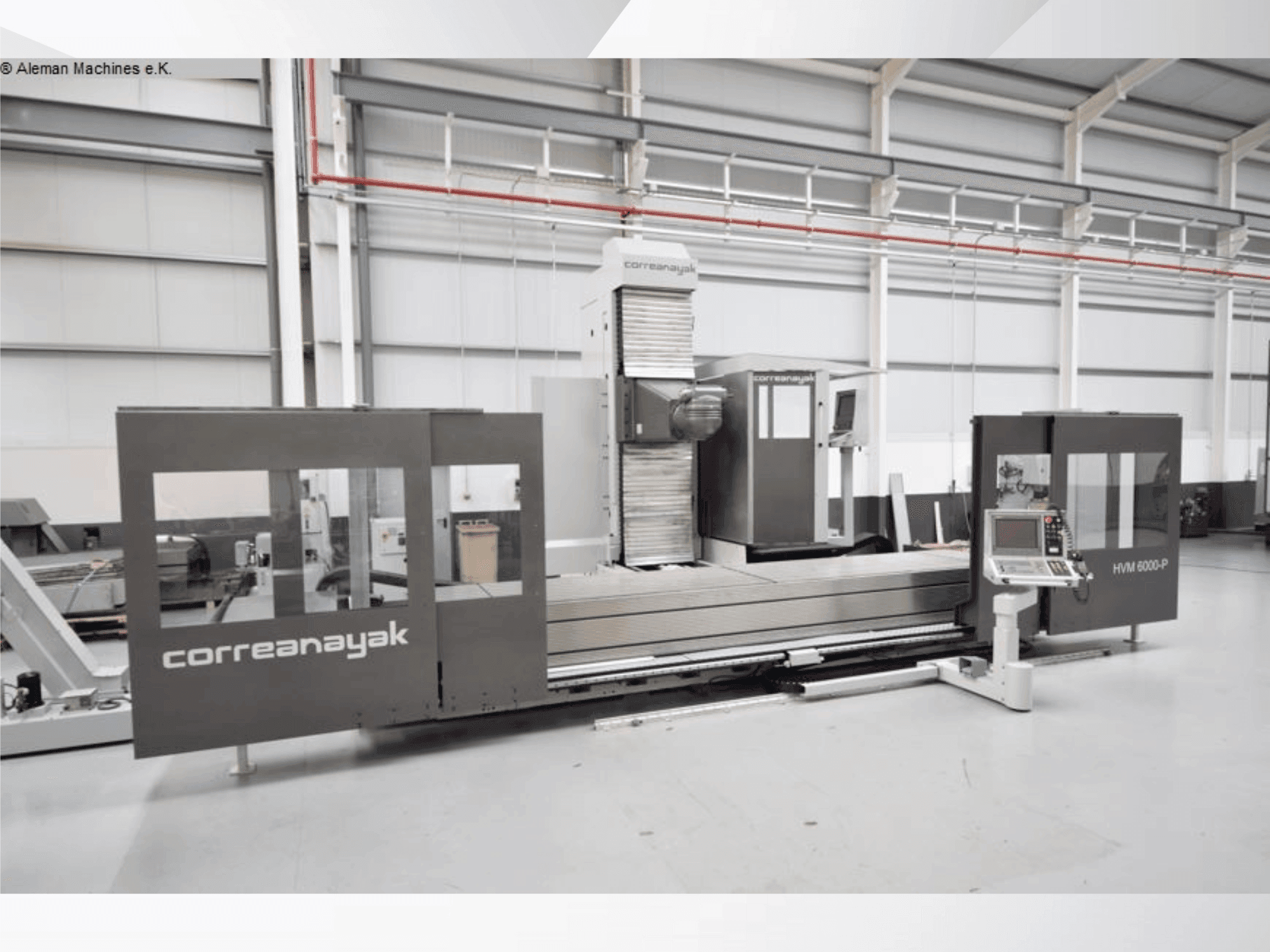 Vista frontal de la máquina ANAYAK HVM 6000