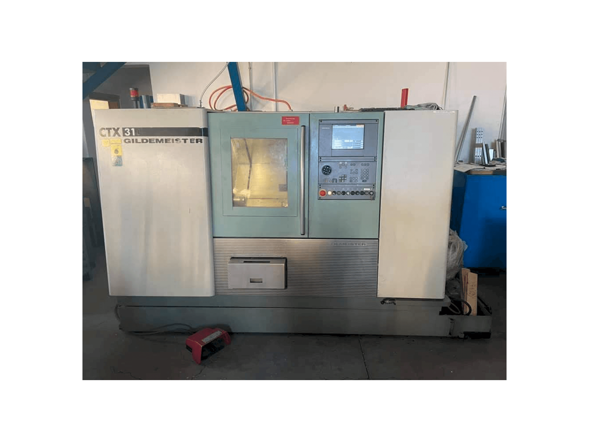 Vista frontal de la máquina Gildemeister CTX 310