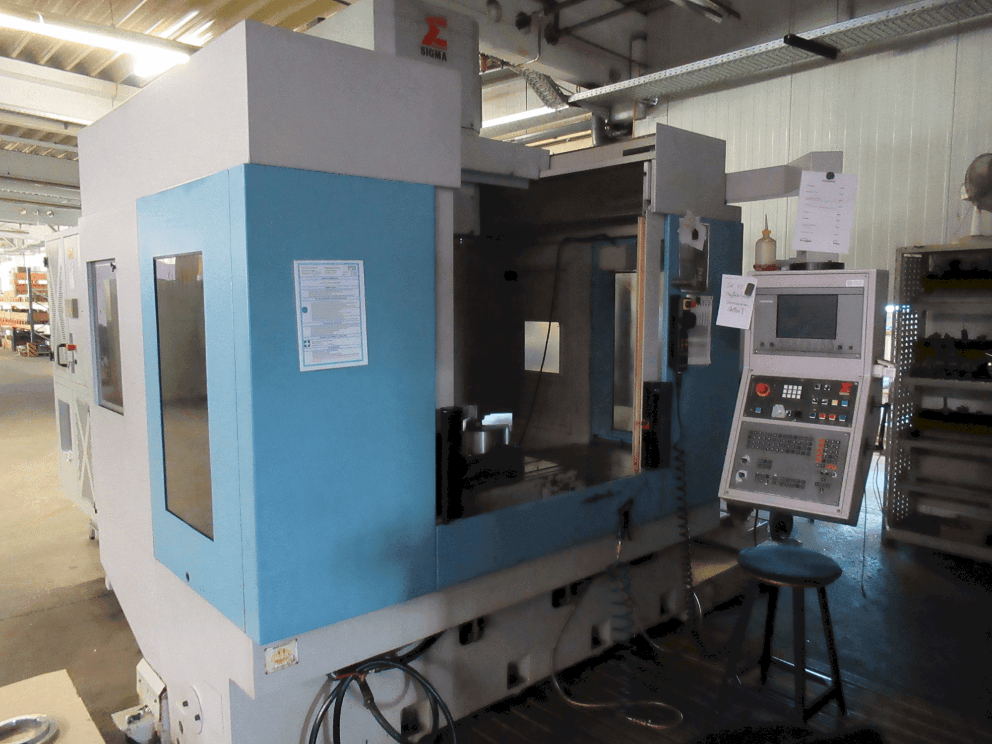 Vista frontal de la máquina Sigma Zenit 3