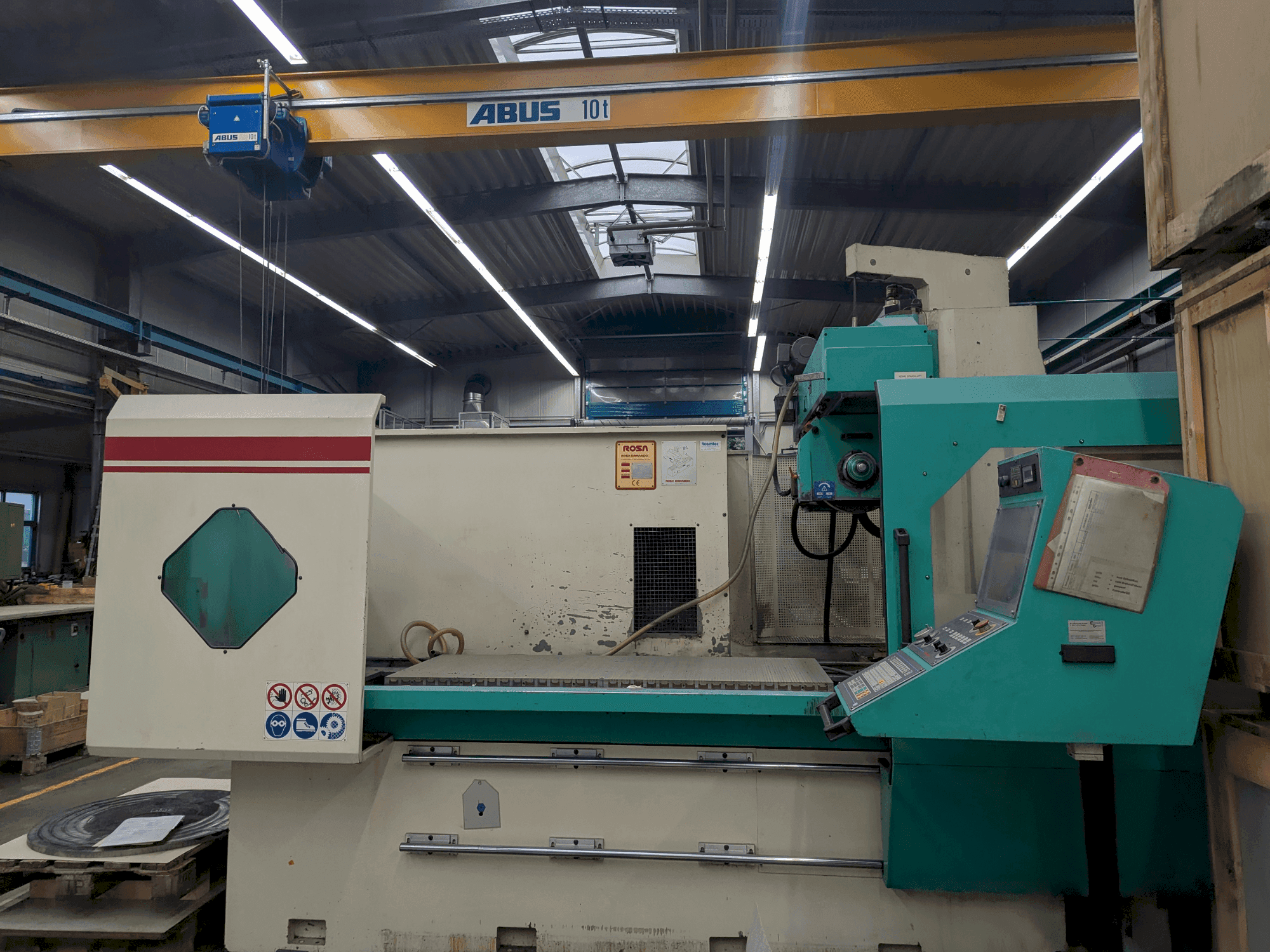 Vista frontal de la máquina ROSA ERMANDO Linea Silver 16.8