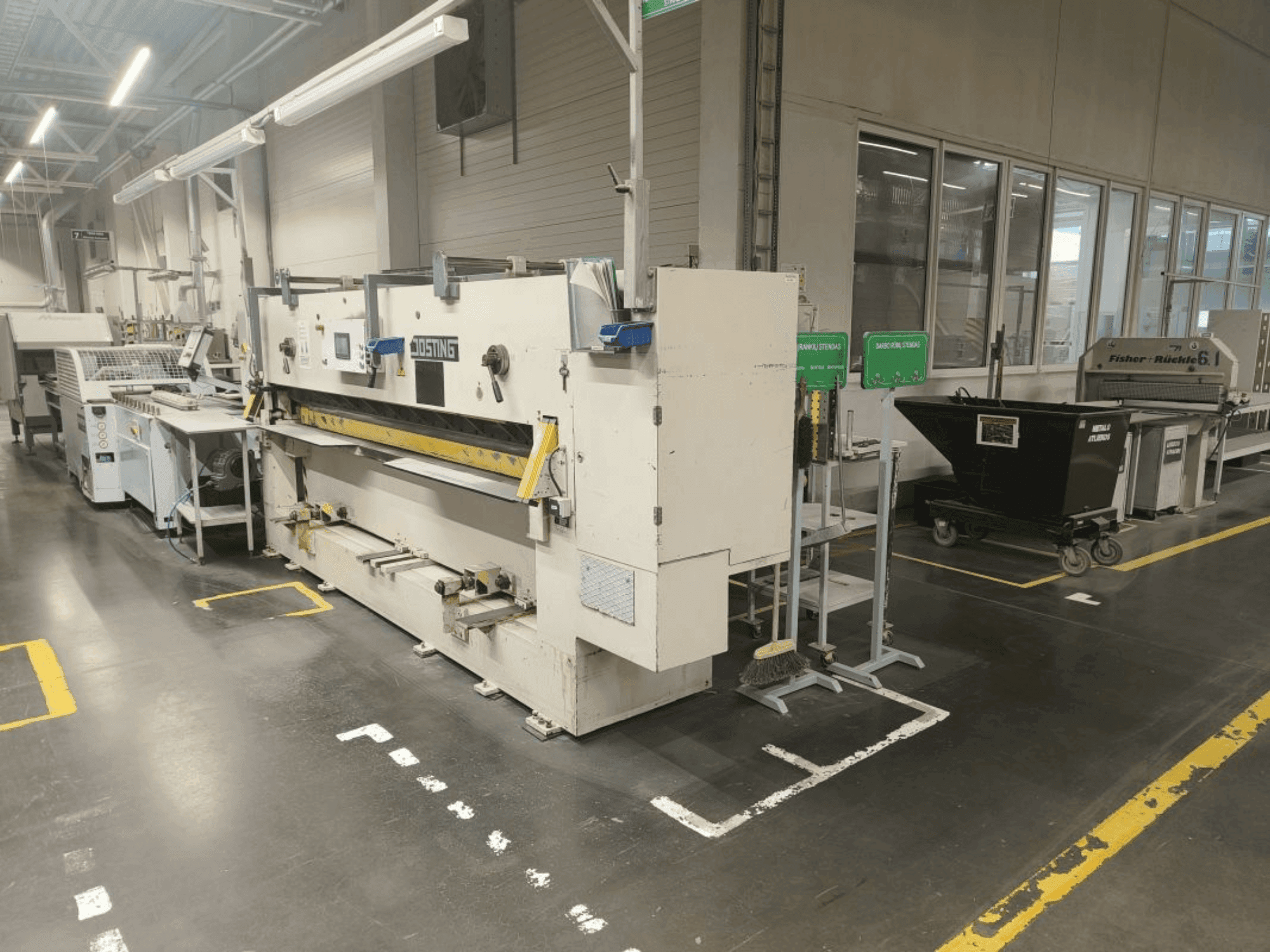 Vista frontal de la máquina JOSTING ZFS 2800