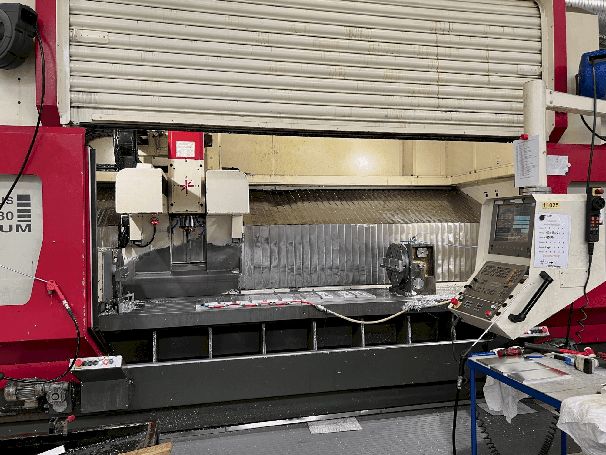 Vista frontal de la máquina HEDELIUS CB80M-3200