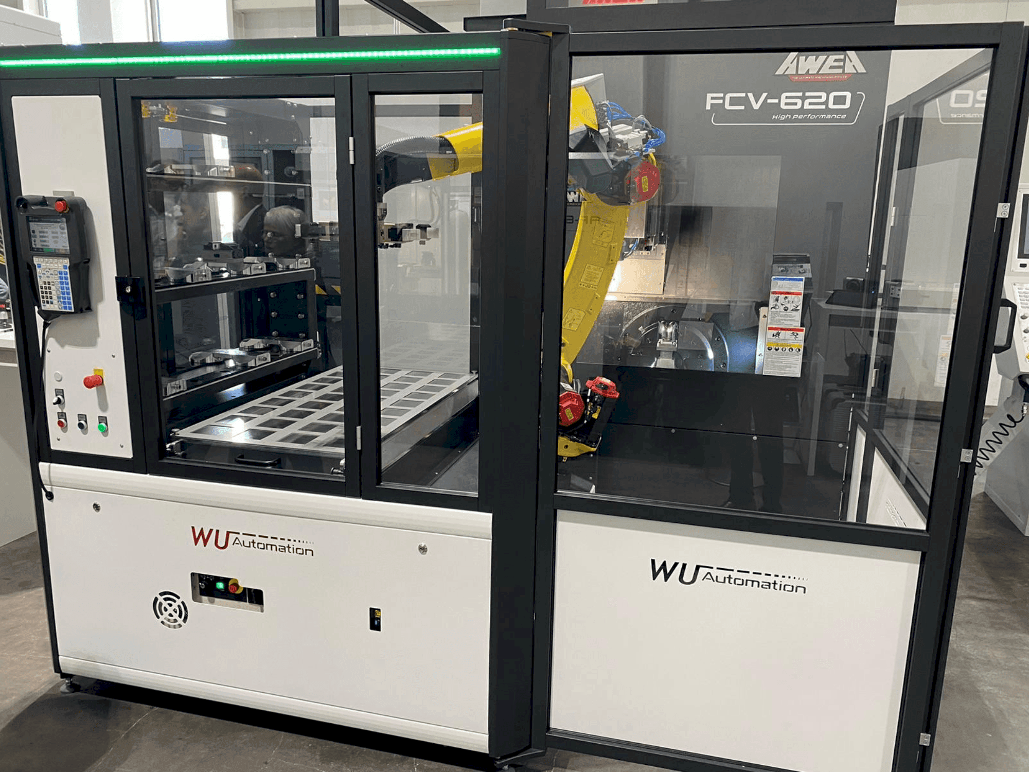 Vista frontal de la máquina WU Automation RZ-3/35