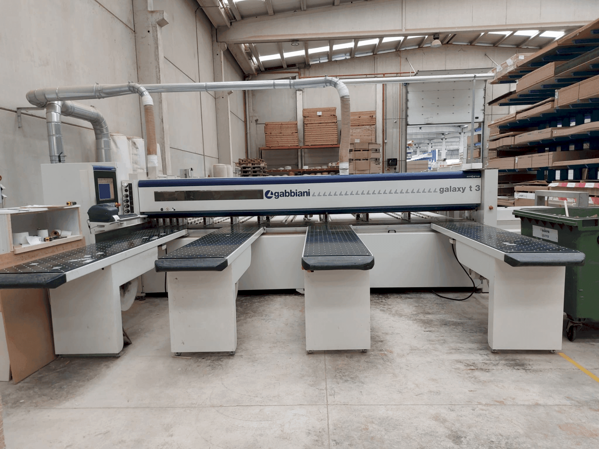 Vista frontal de la máquina SCM Gabbiani Galaxy T3 110A