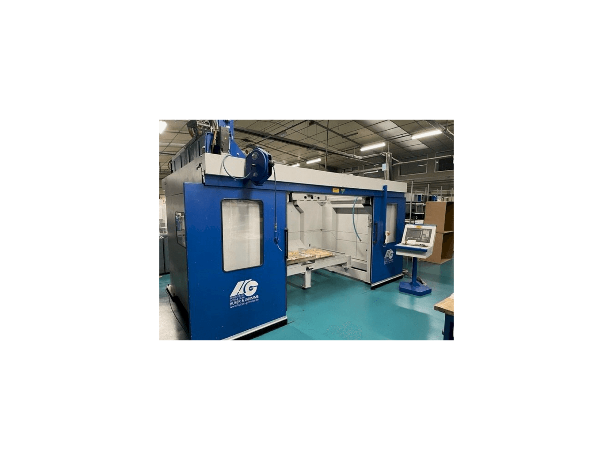 Vista frontal de la máquina HG GRIMME GSF 20/10