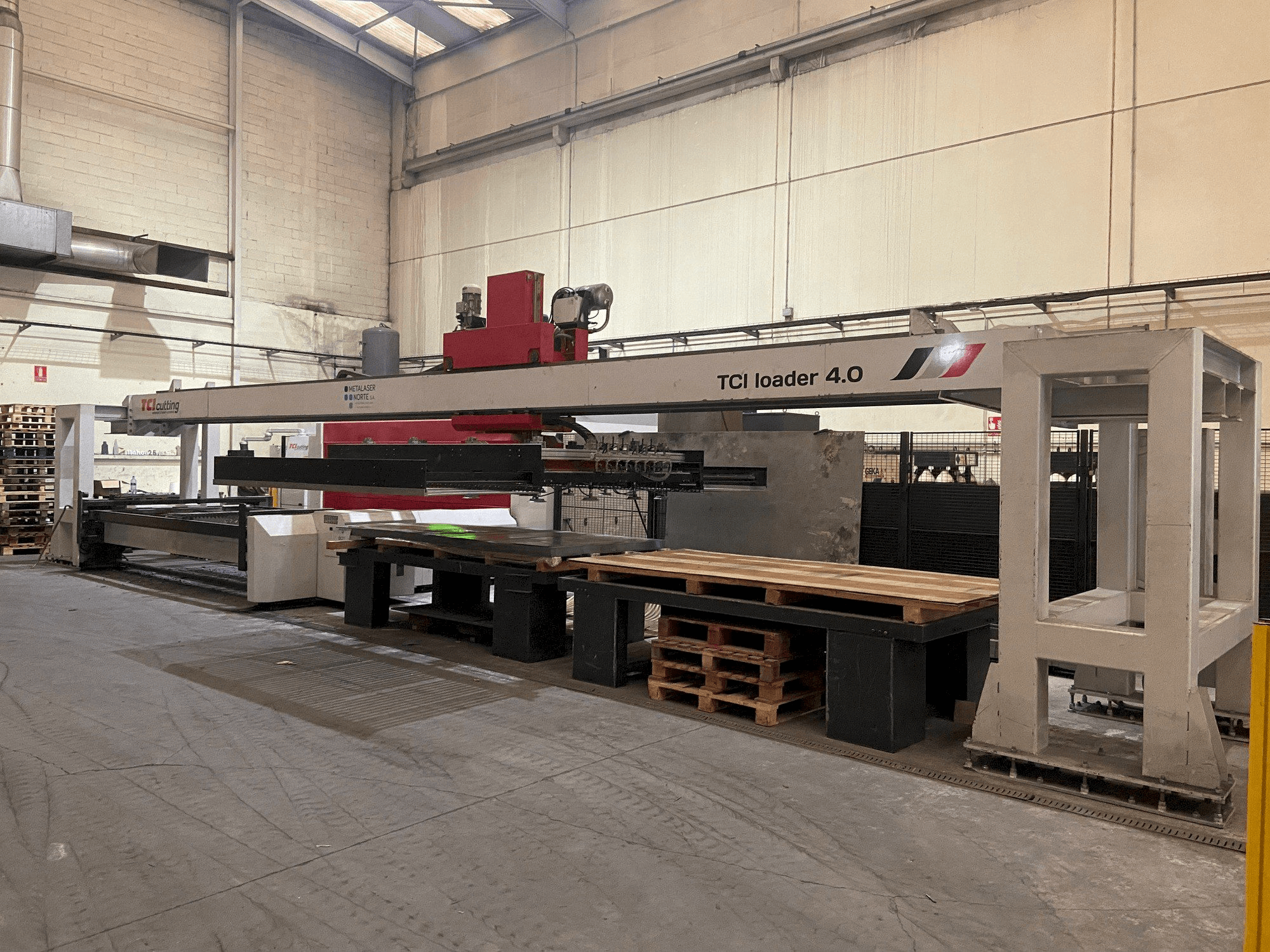 Vista frontal de la máquina TCI Smartline Fiber 4020