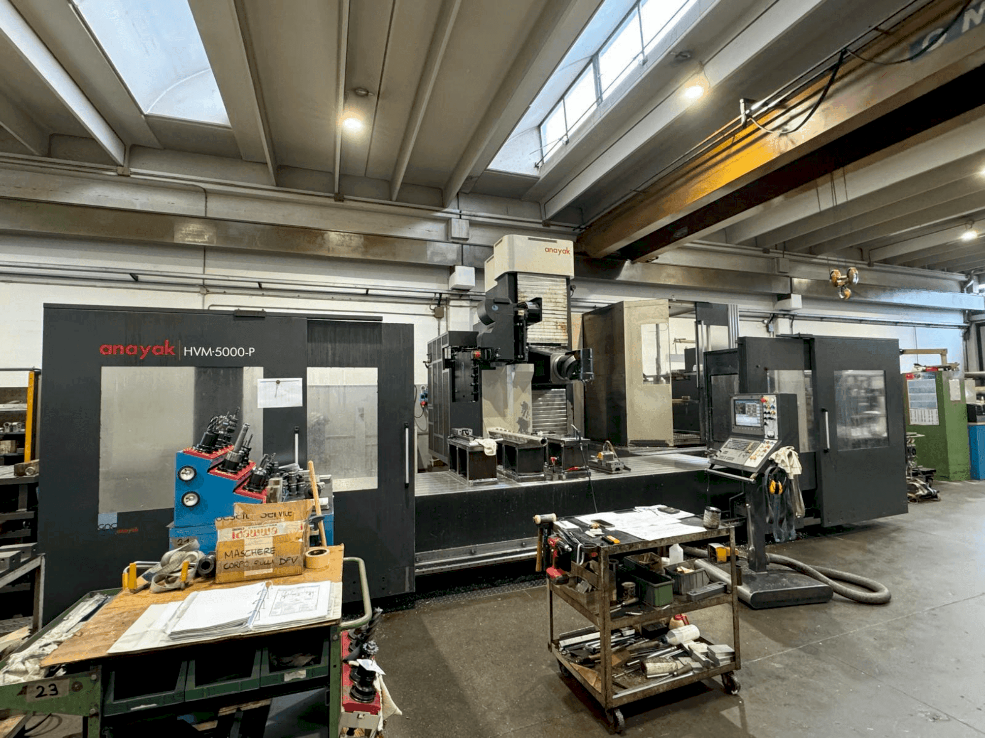 Vista frontal de la máquina ANAYAK HVM 5000P