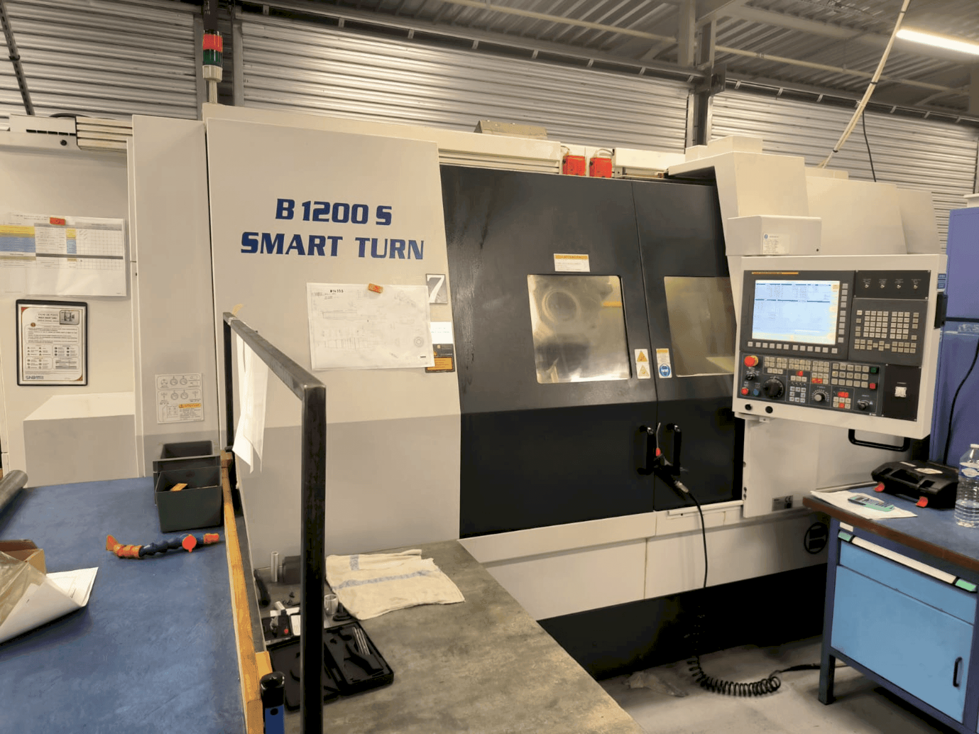 Vista frontal de la máquina Biglia B1200S SMART TURN