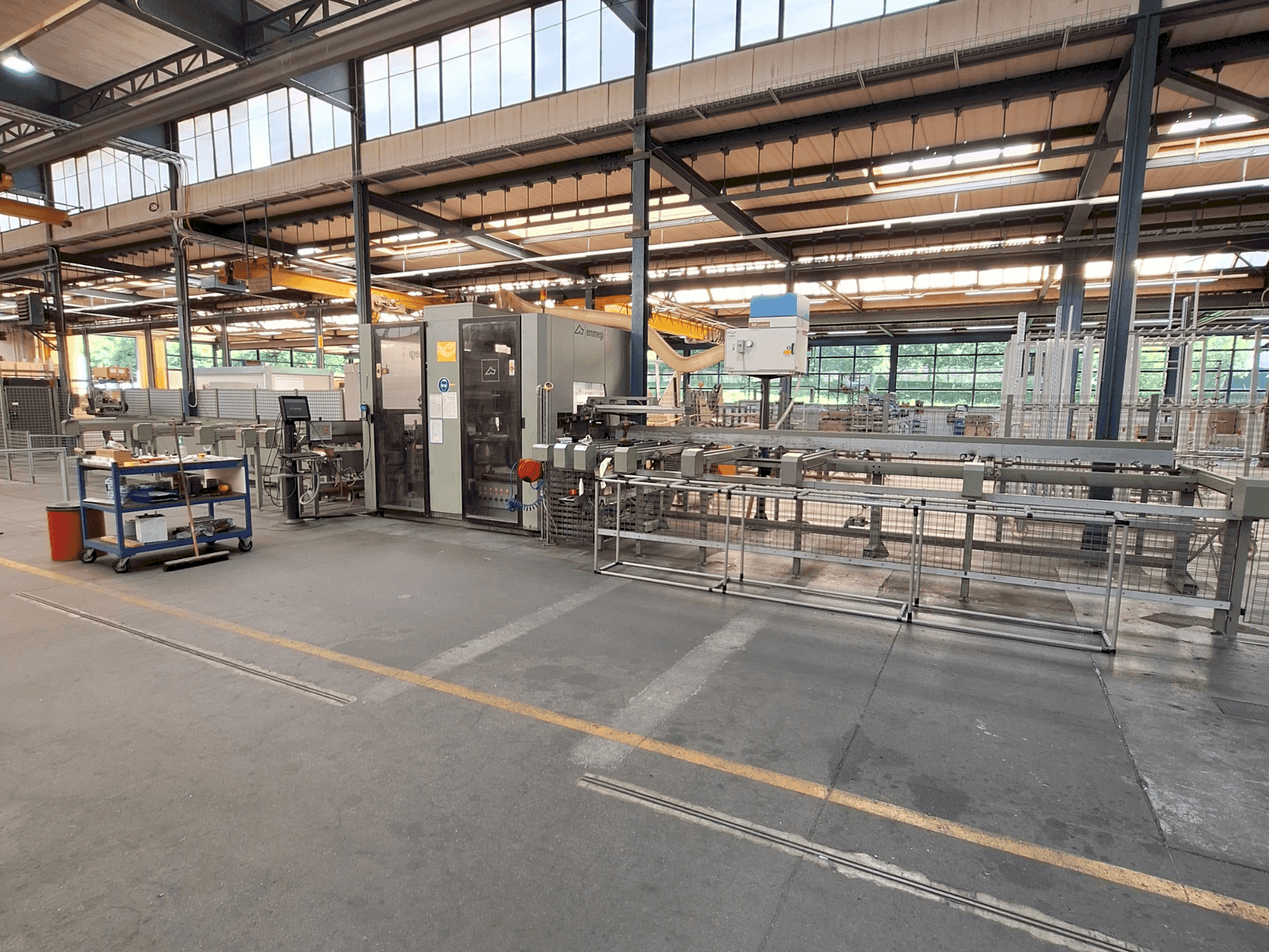 Vista frontal de la máquina Emmegi Quadra L1