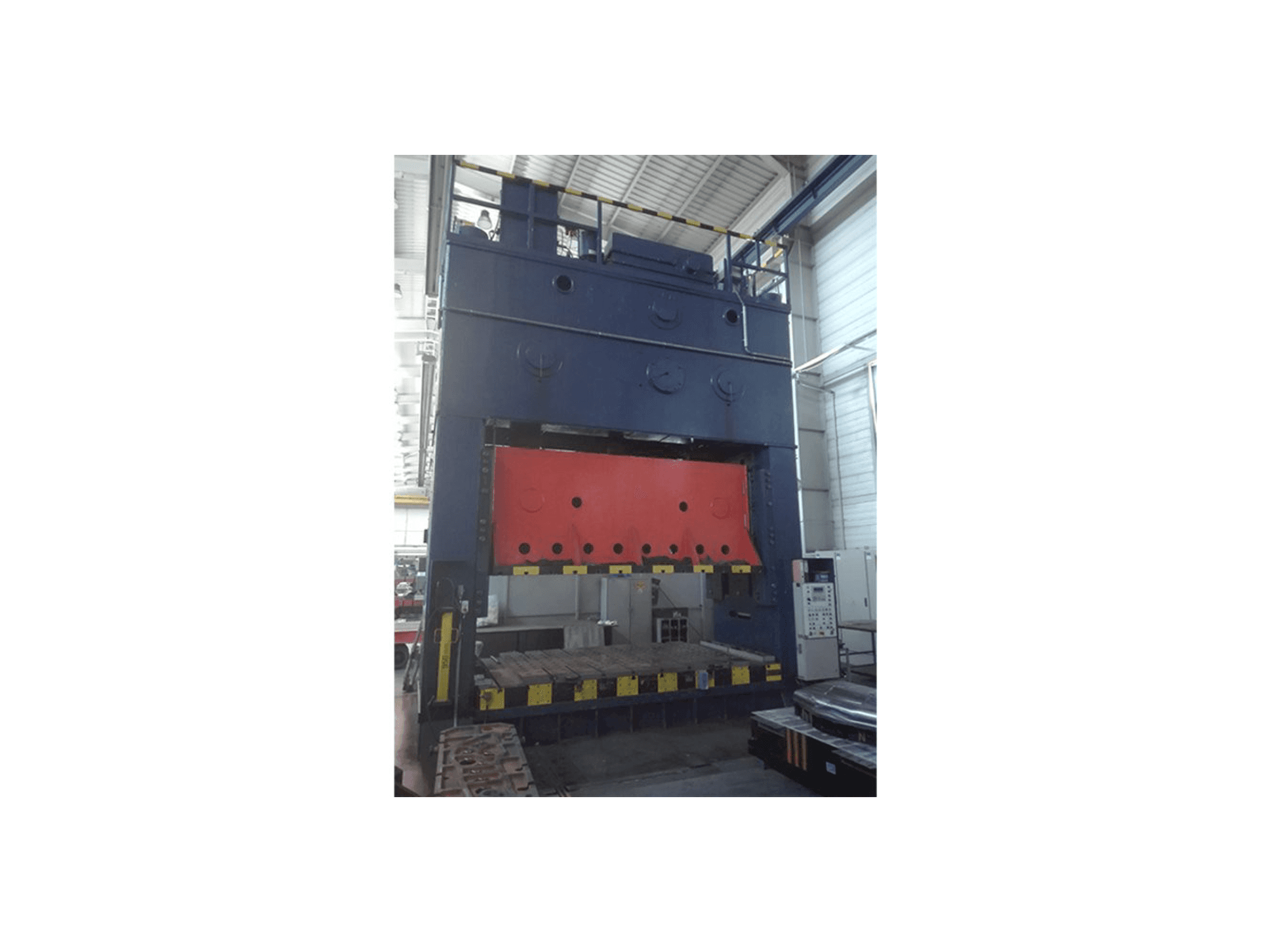 Vista frontal de la máquina Erfurt PKZZ 1000/4000