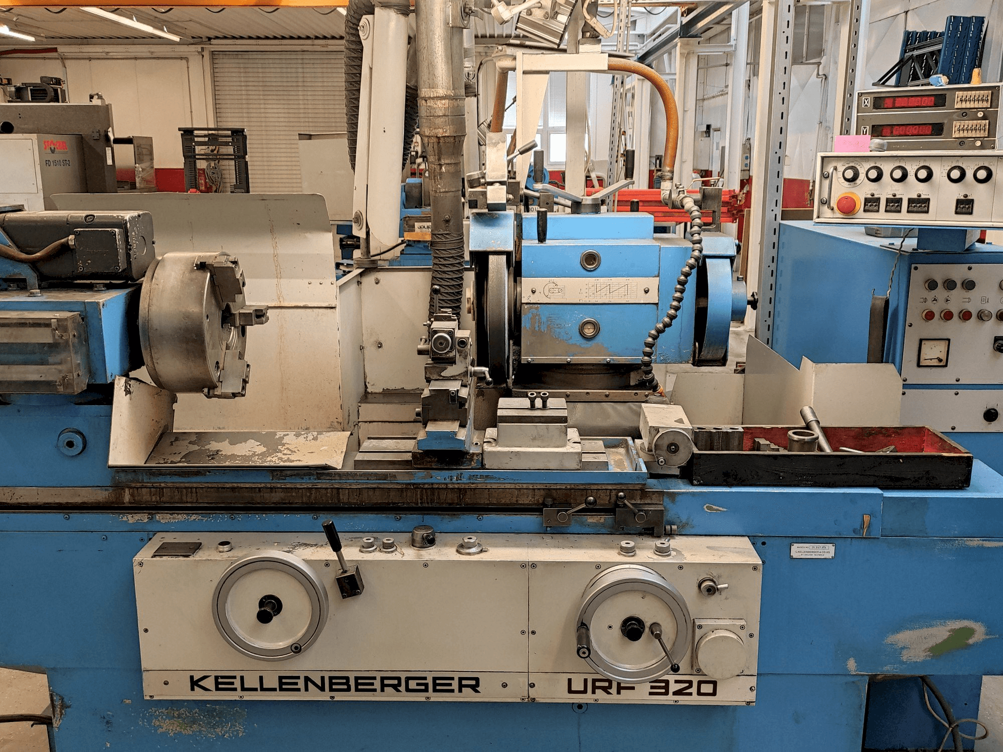 Vista frontal de la máquina KELLENBERGER URF 320