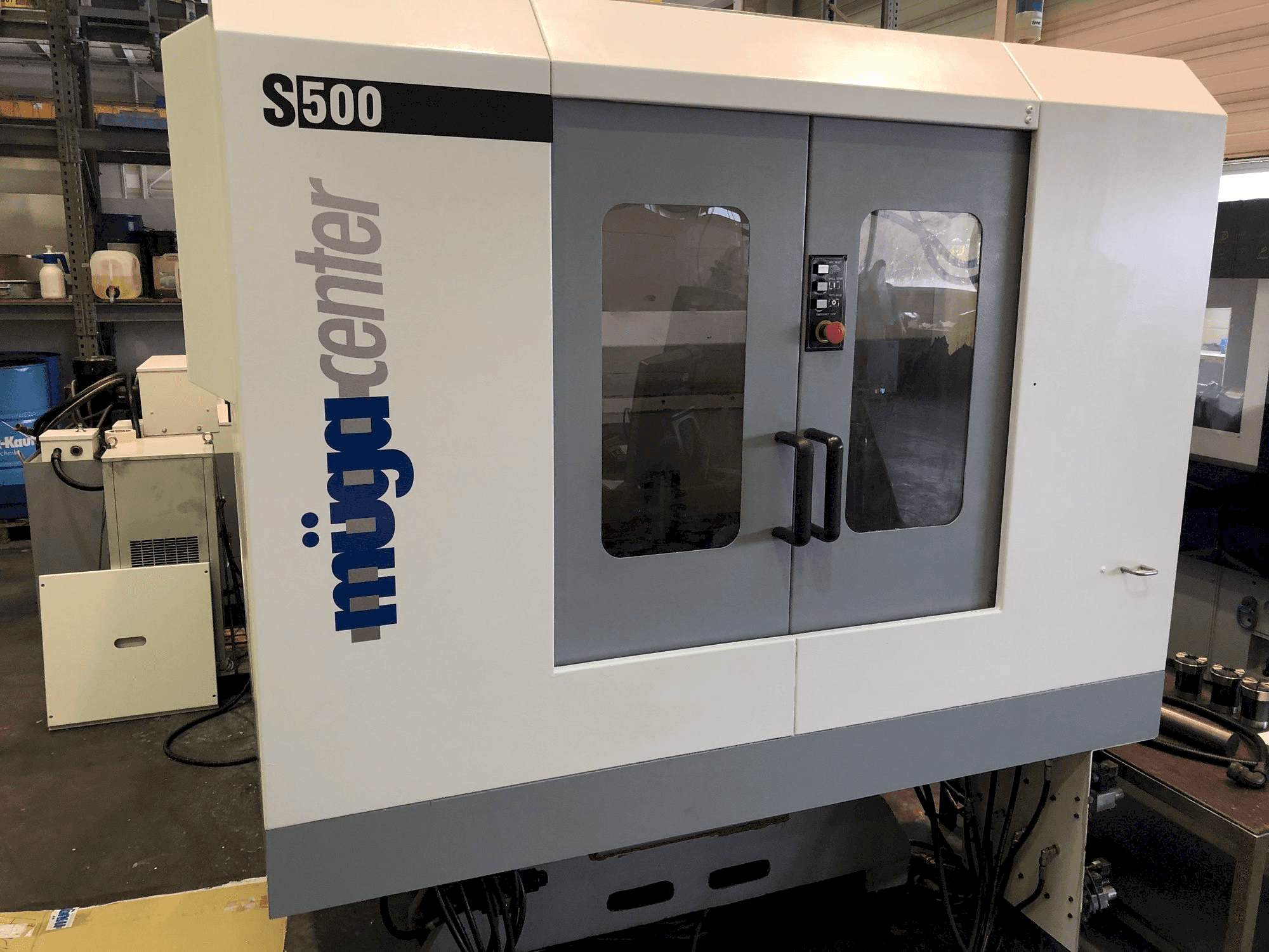 Vista frontal de la máquina Muga S500