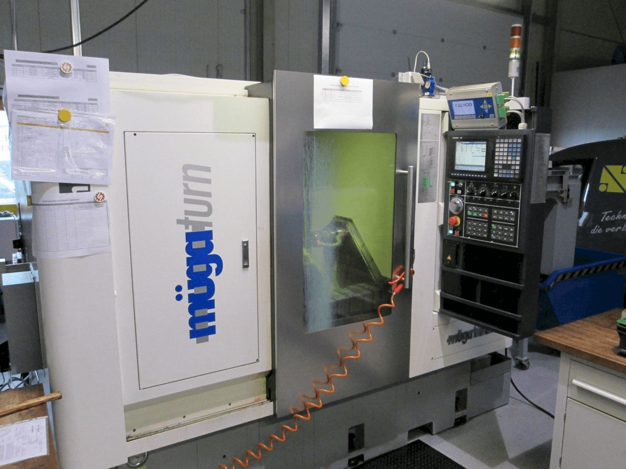 Vista frontal de la máquina Muga iTwin