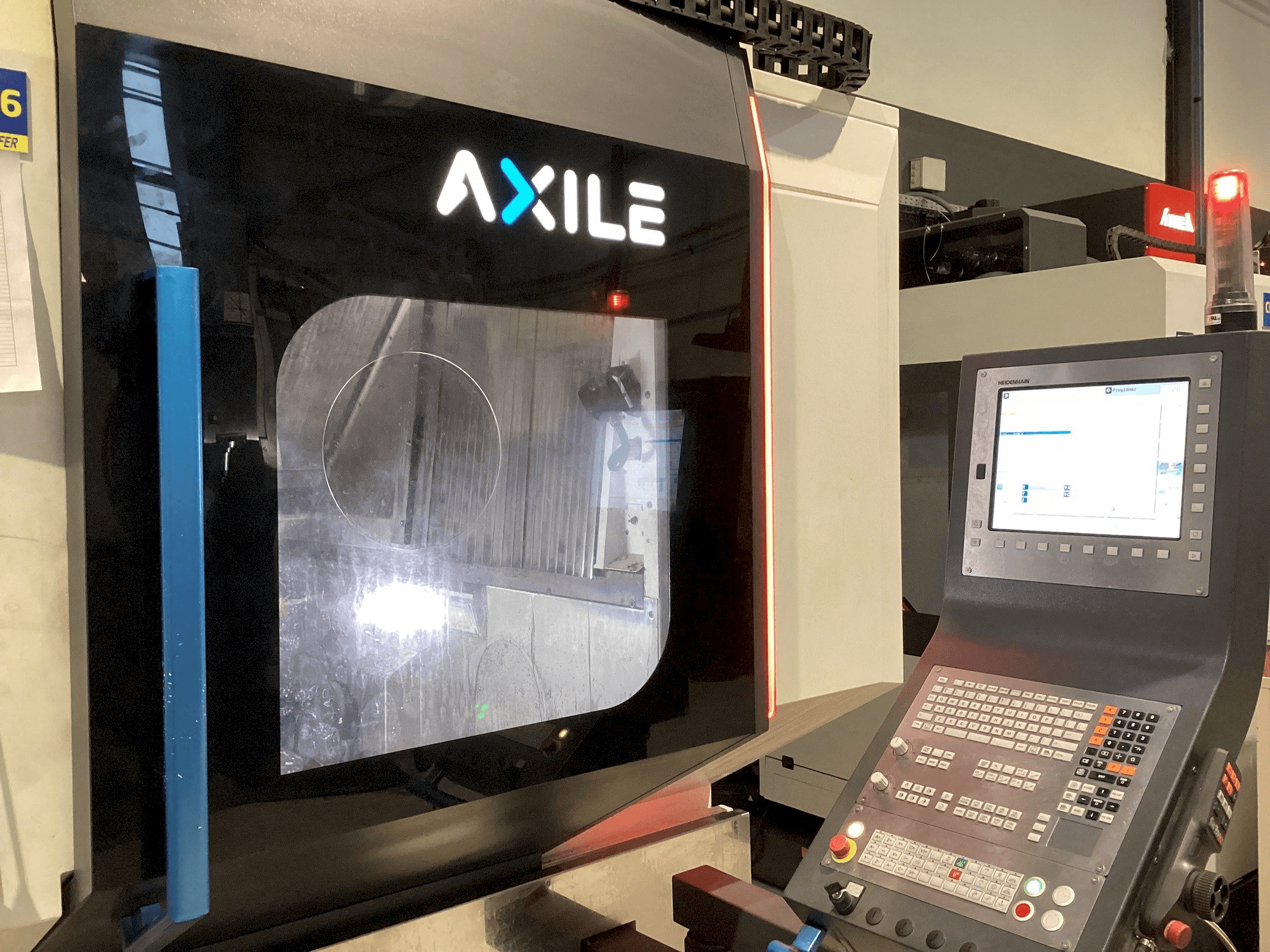 Vista frontal de la máquina AXILE G6