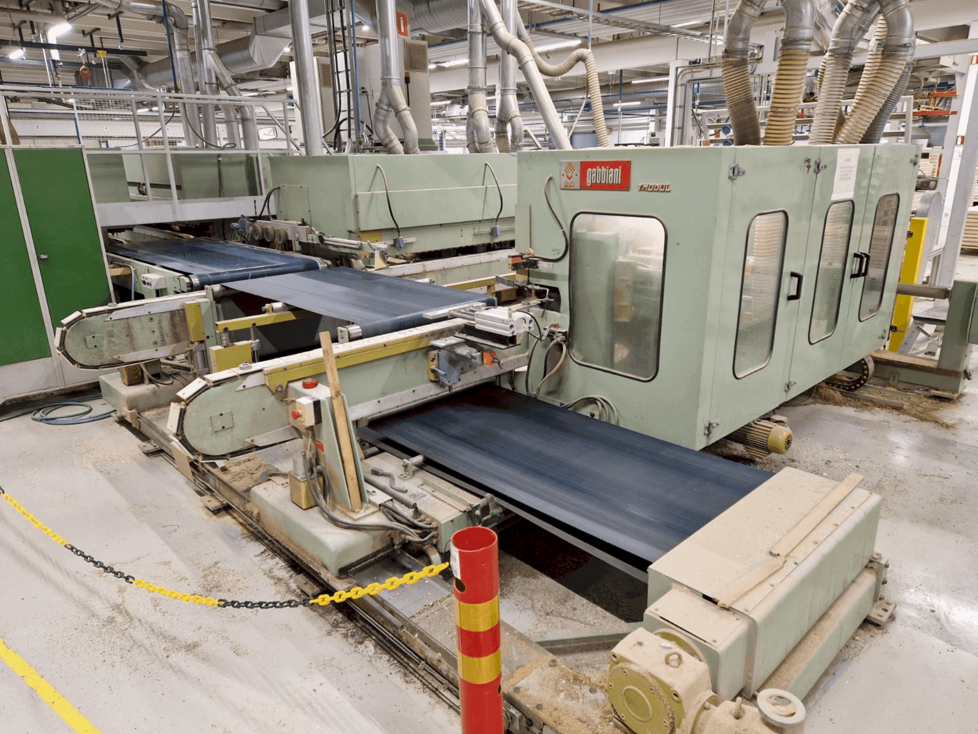 Vista frontal de la máquina GABIANNI T-Modul