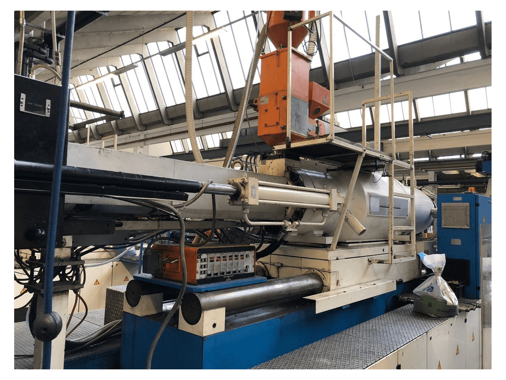 Espacio de trabajo de la máquina ENGEL ES 7000/800