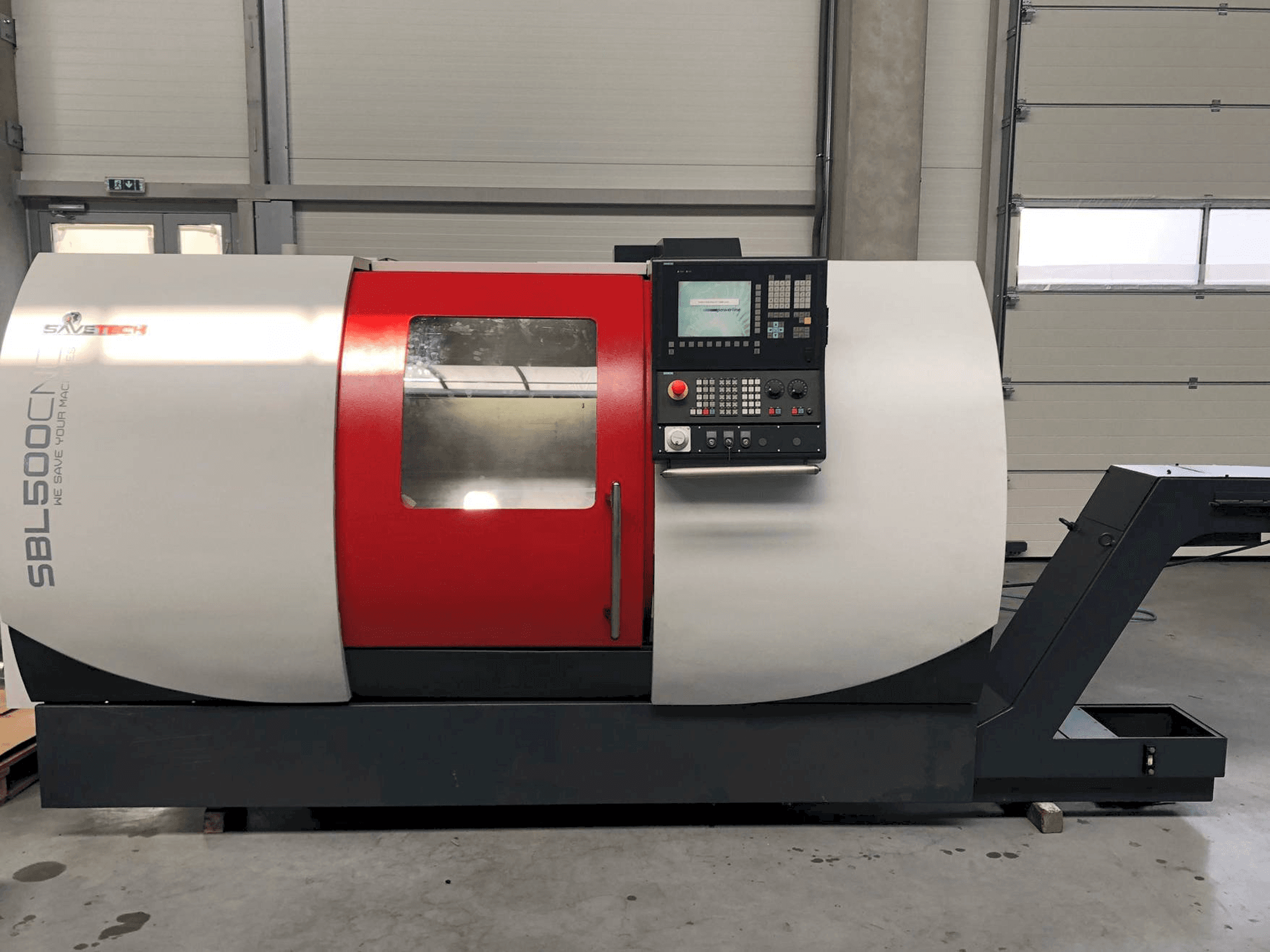 Vista frontal de la máquina TRENS SBL 500/750