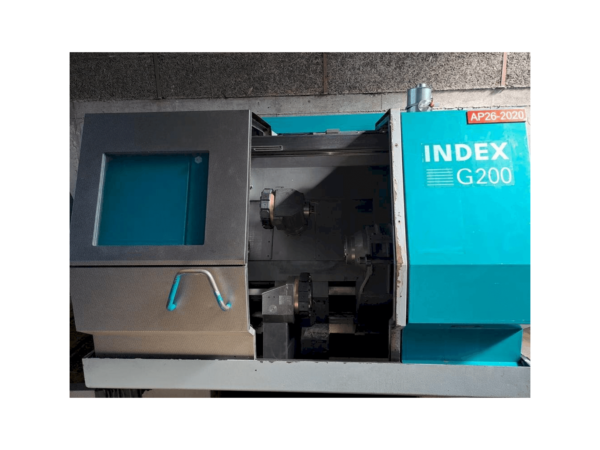 Vista frontal de la máquina Index G200