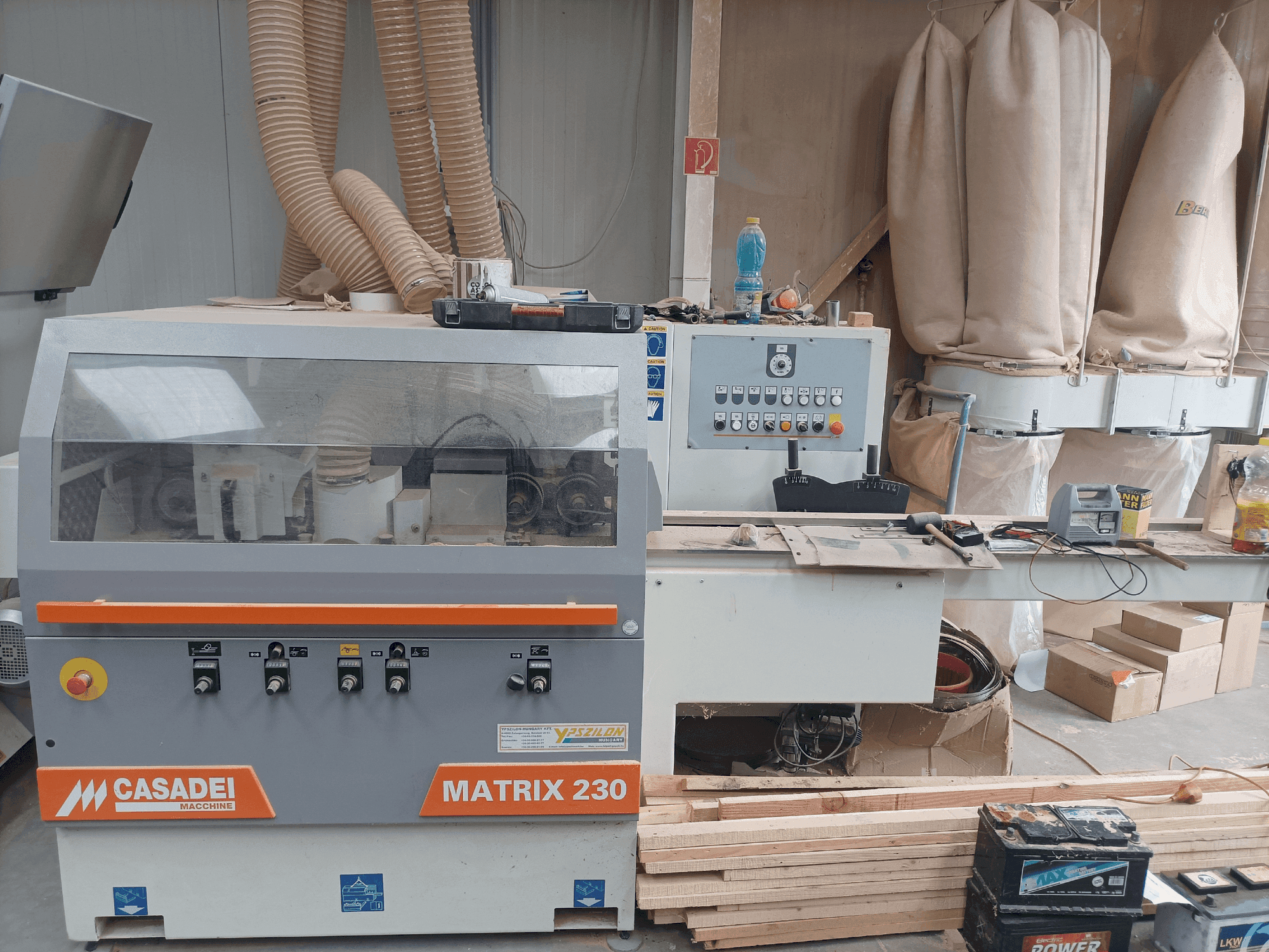 Vista frontal de la máquina CASADEI MATRIX 230 (2018)