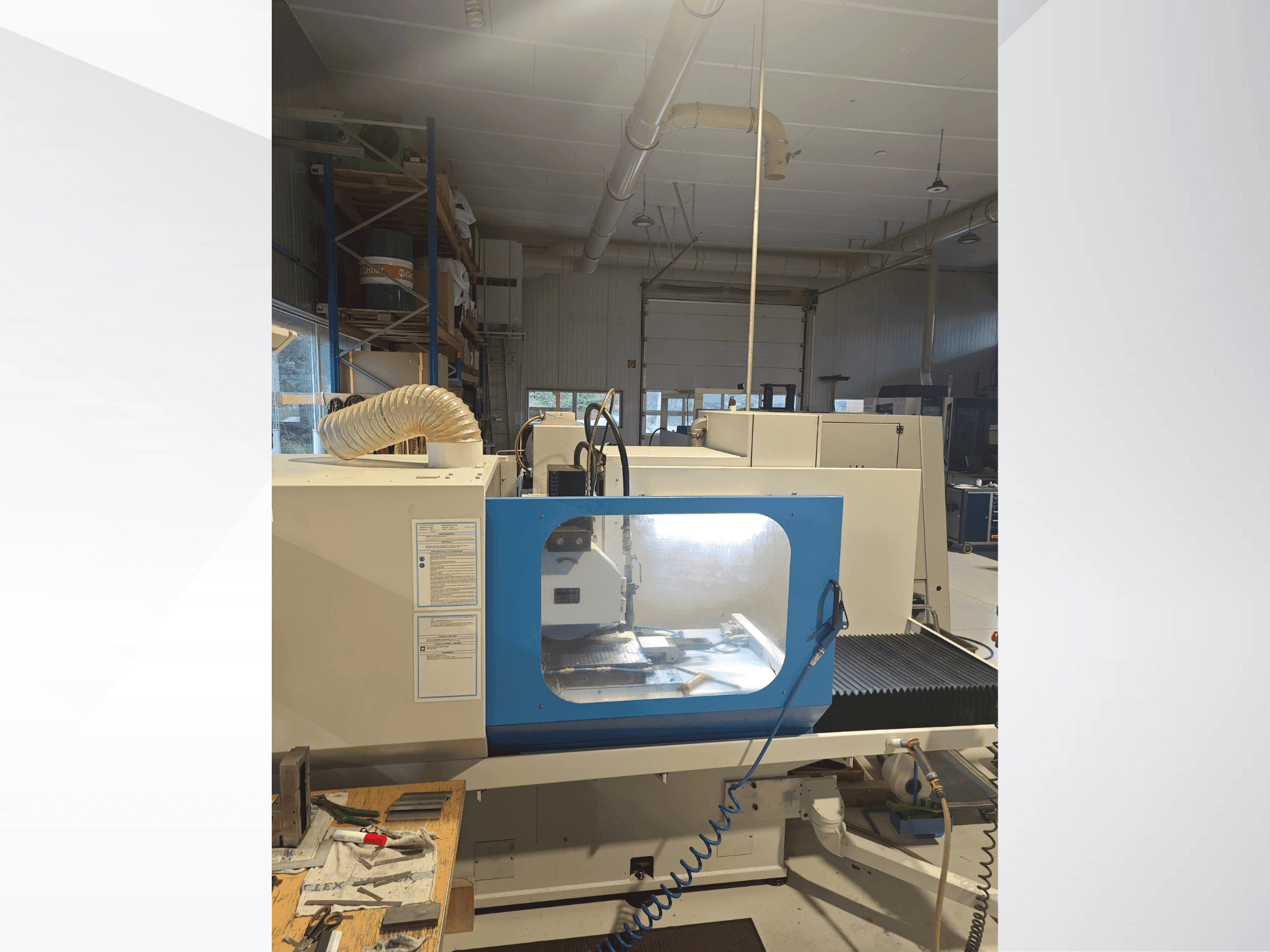 Vista frontal de la máquina ABA EL 1006